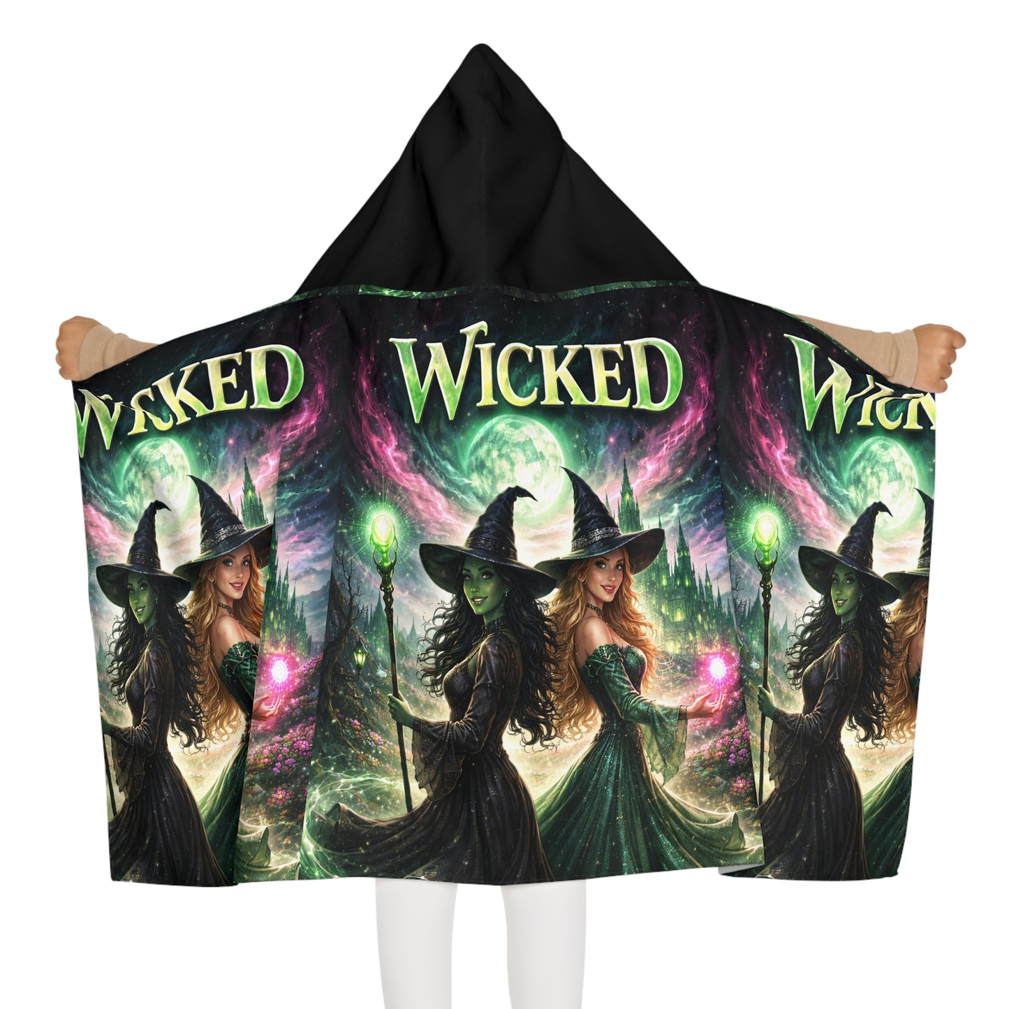 “Wicked” Youth Hooded Towel – Beach & Bath Wrap