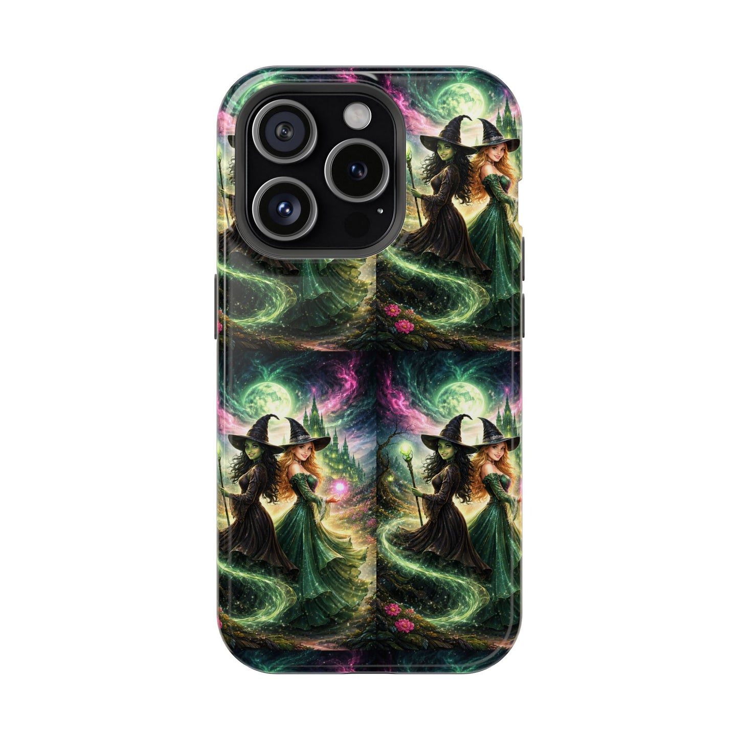 Witchy Moonlight Phone Case — Impact-Resistant Magical Witch Design