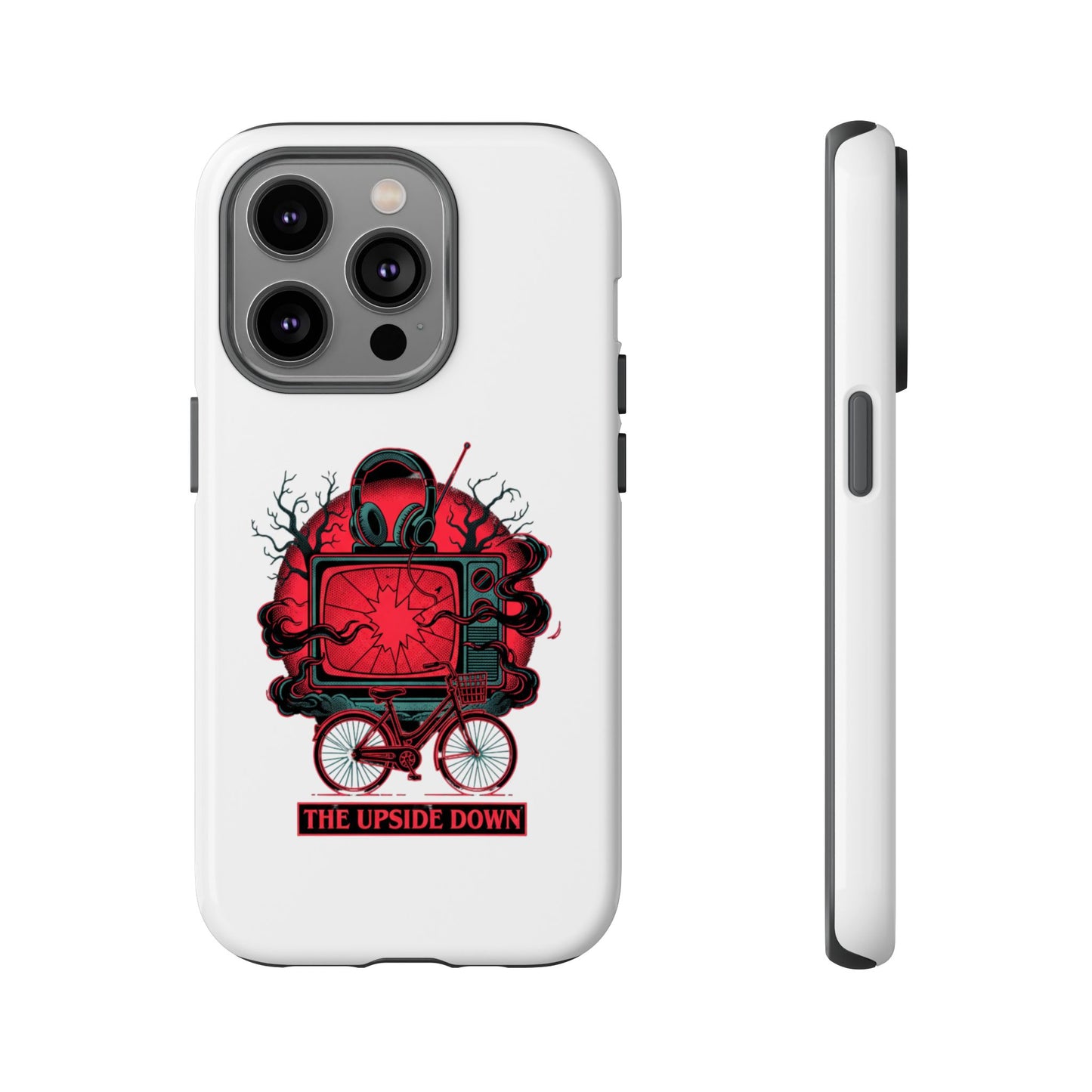 Phone Case — "The Upside Down" Retro Horror Scooter TV Design