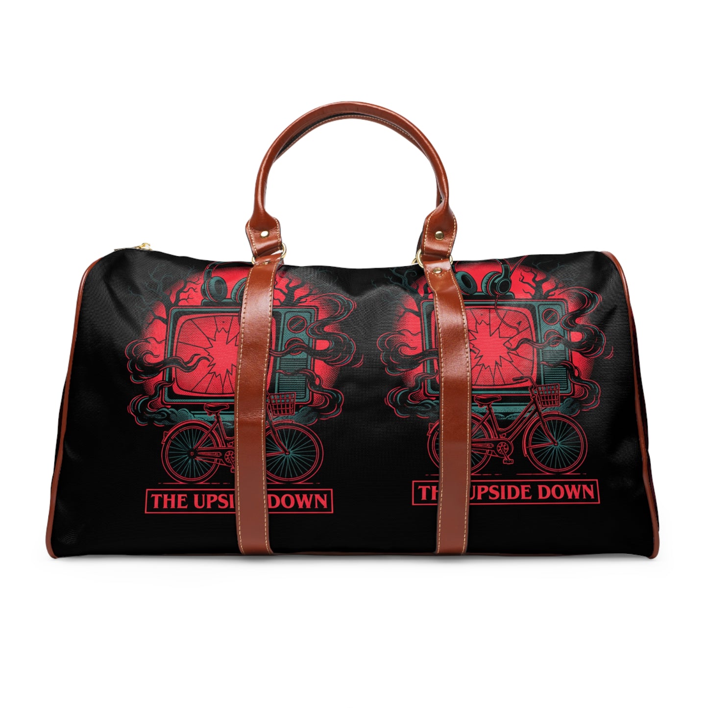 🖤🧳Waterproof Travel Bag — Retro Horror Stranger Things Upside Down Duffel