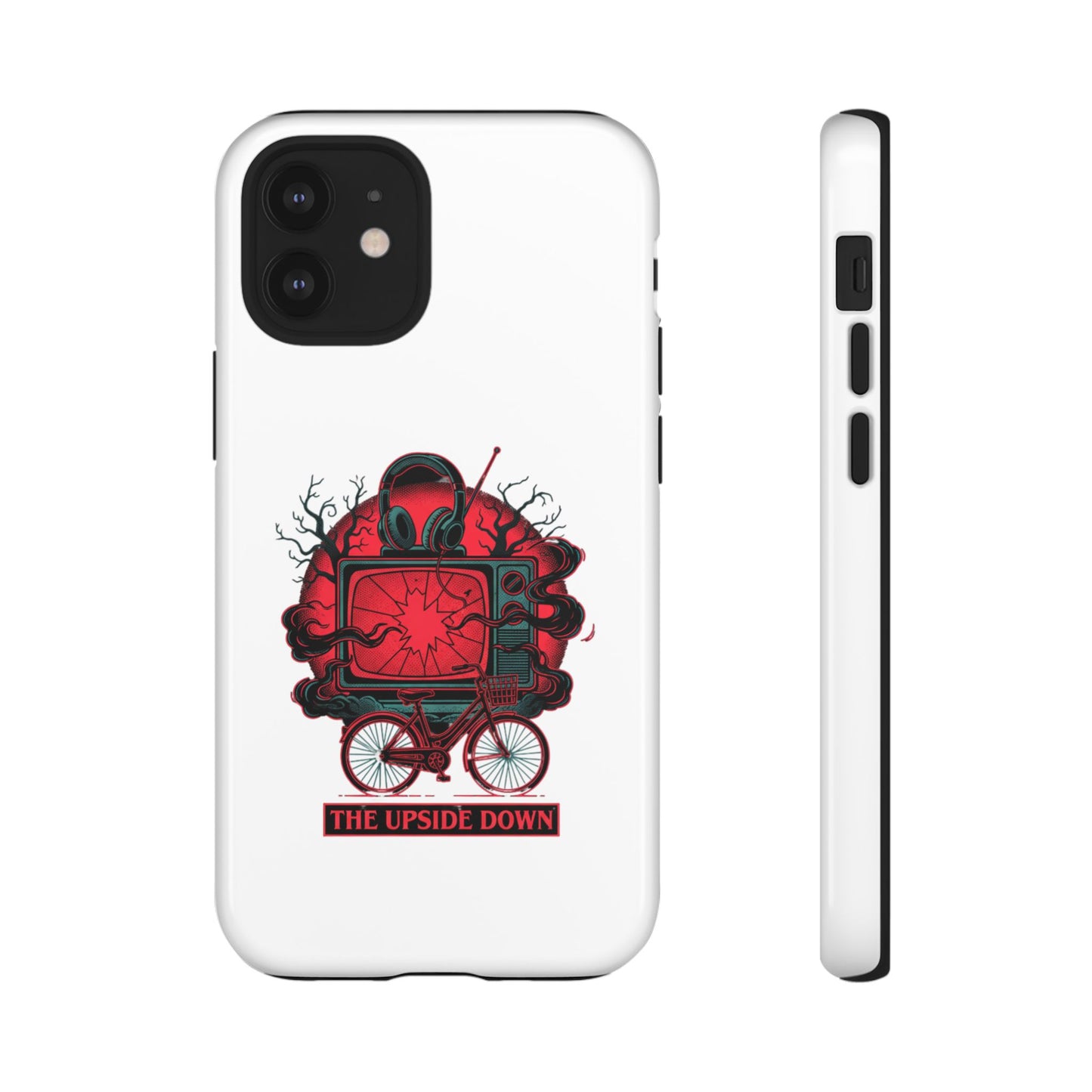 Phone Case — "The Upside Down" Retro Horror Scooter TV Design