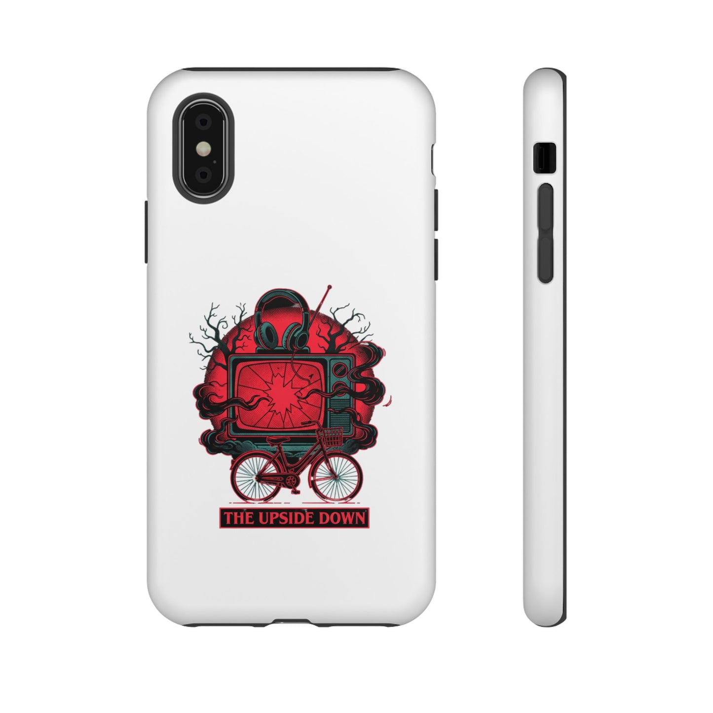Phone Case — "The Upside Down" Retro Horror Scooter TV Design
