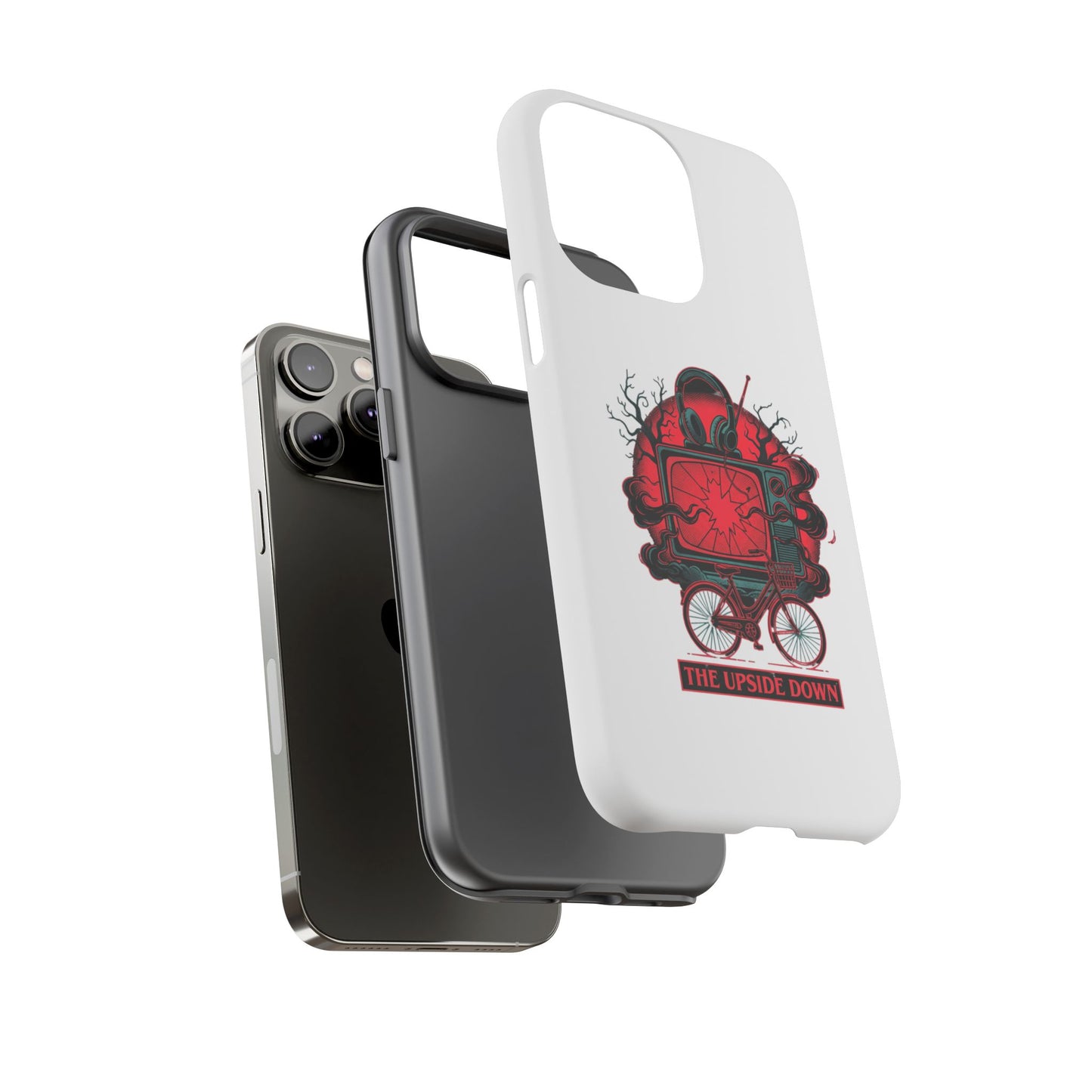 Phone Case — "The Upside Down" Retro Horror Scooter TV Design