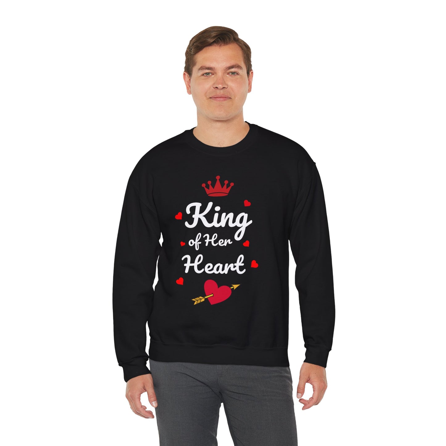 King of Her Heart Crewneck Sweatshirt