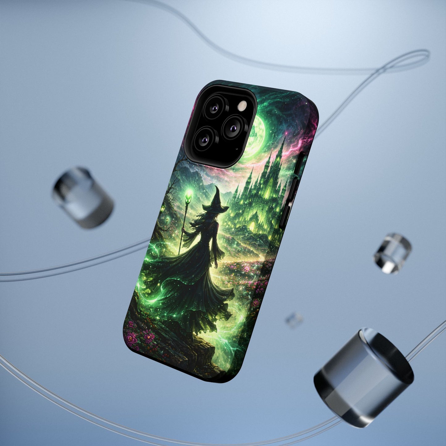 Witchy Moonlight Phone Case — Impact-Resistant Magical Witch Design
