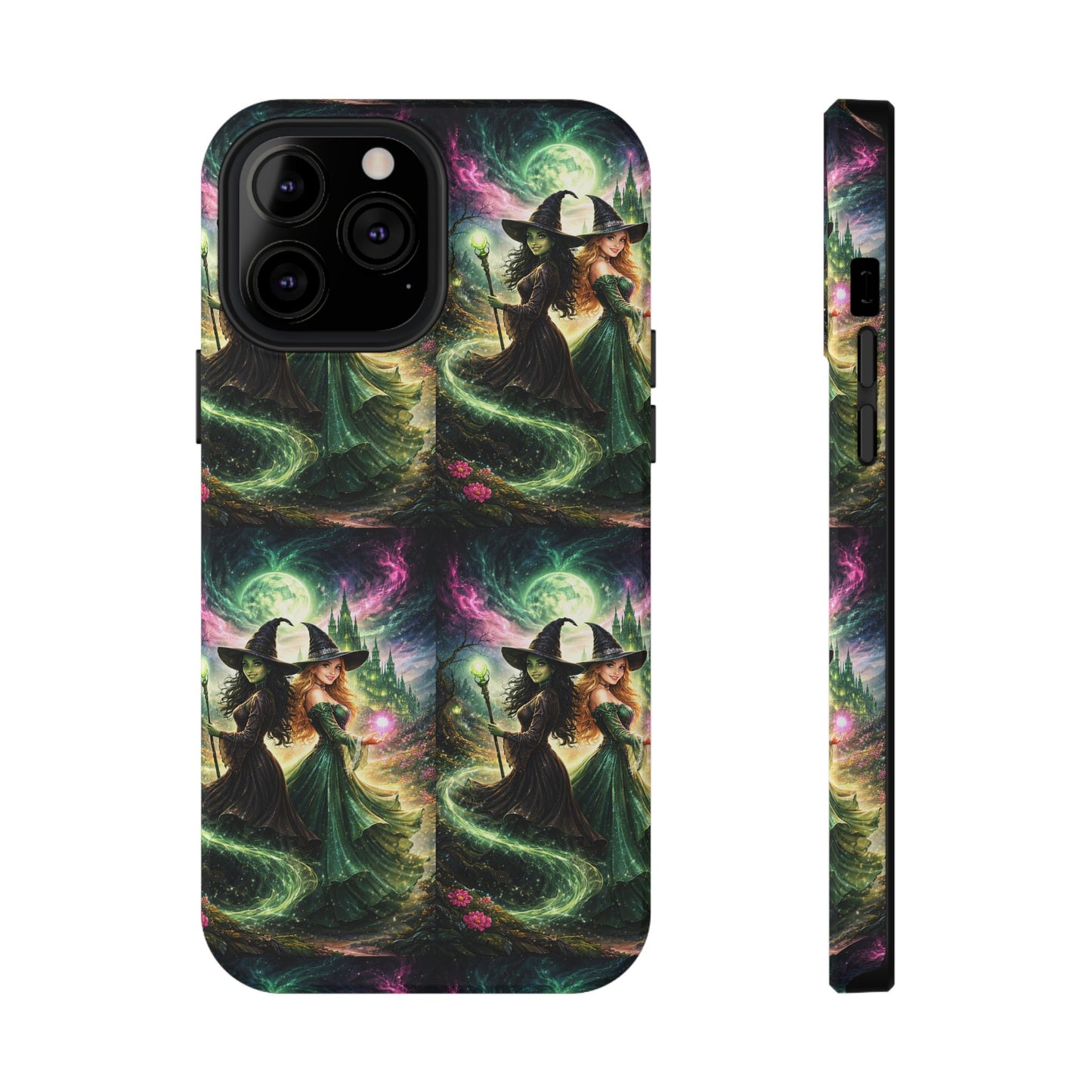Witchy Moonlight Phone Case — Impact-Resistant Magical Witch Design