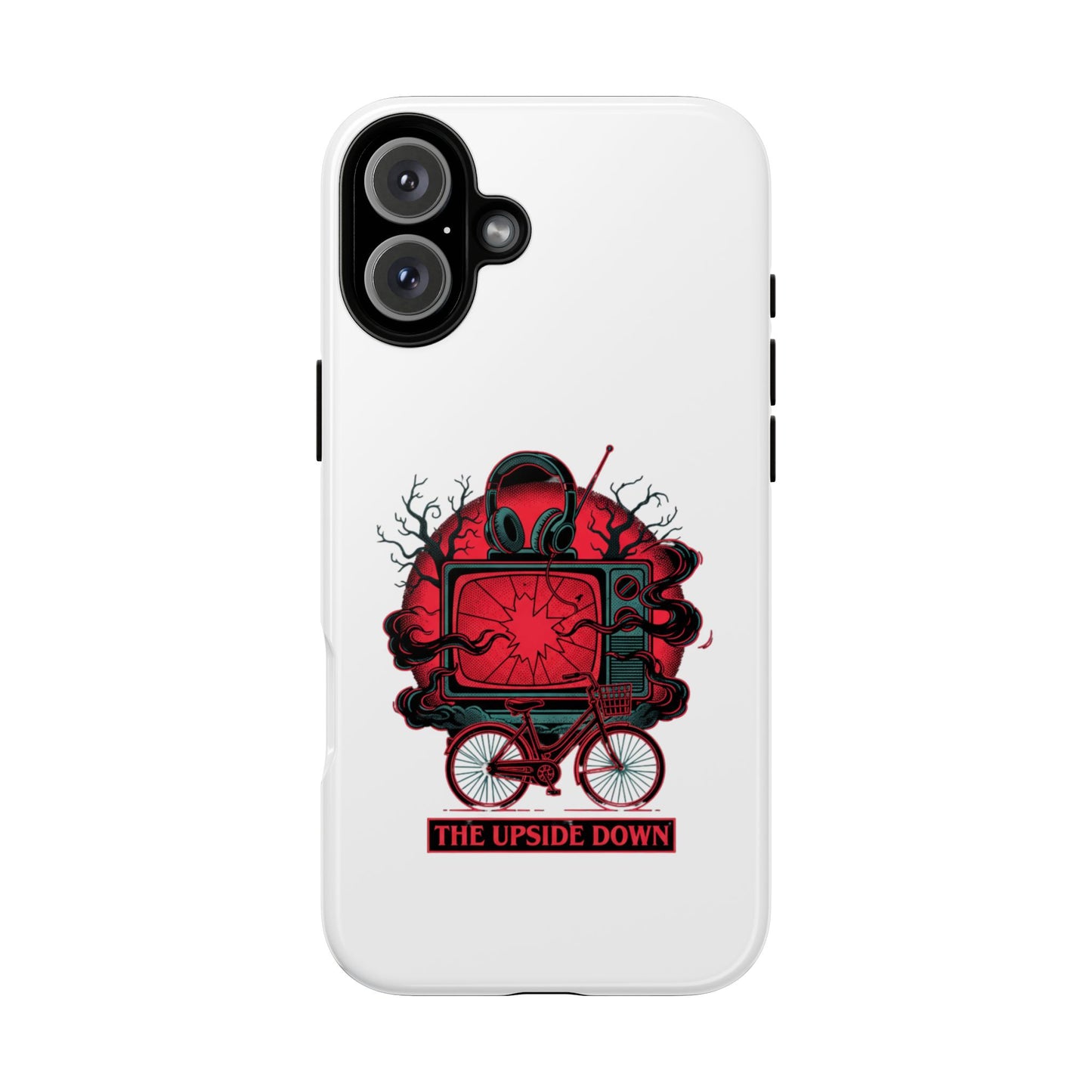 Phone Case — "The Upside Down" Retro Horror Scooter TV Design