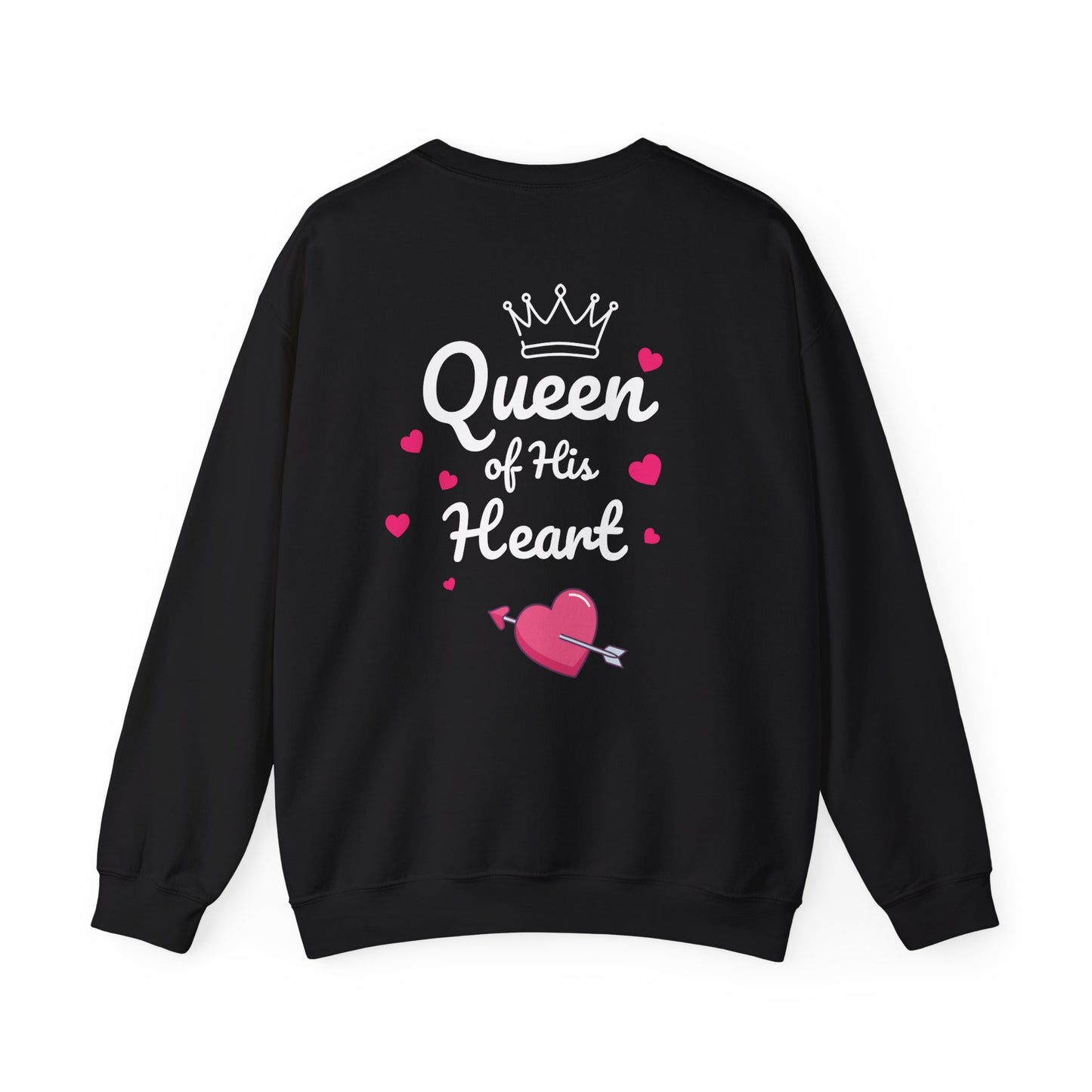 Queen f His Heart Valentines Day- Crewneck Sweatshirt