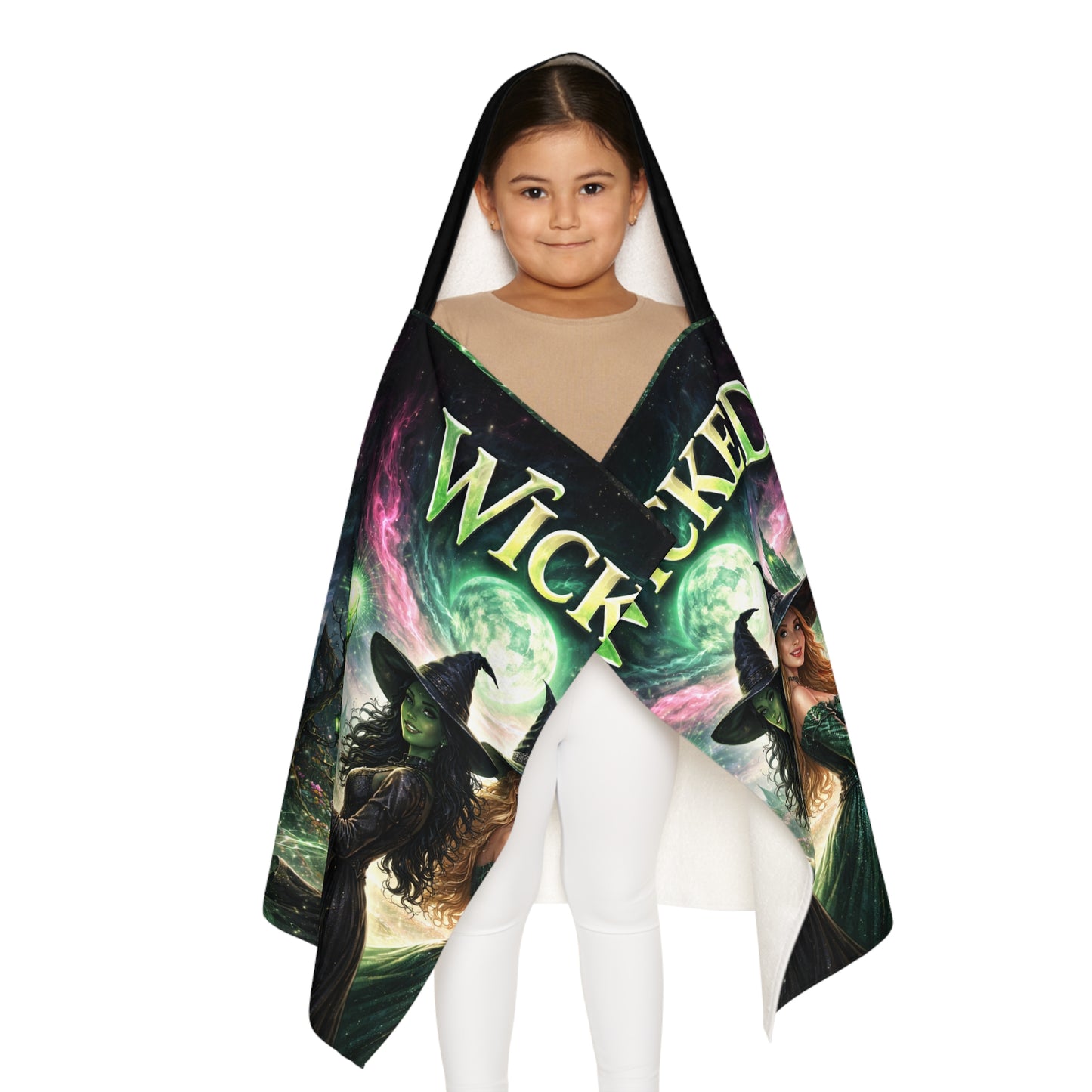 “Wicked” Youth Hooded Towel – Beach & Bath Wrap