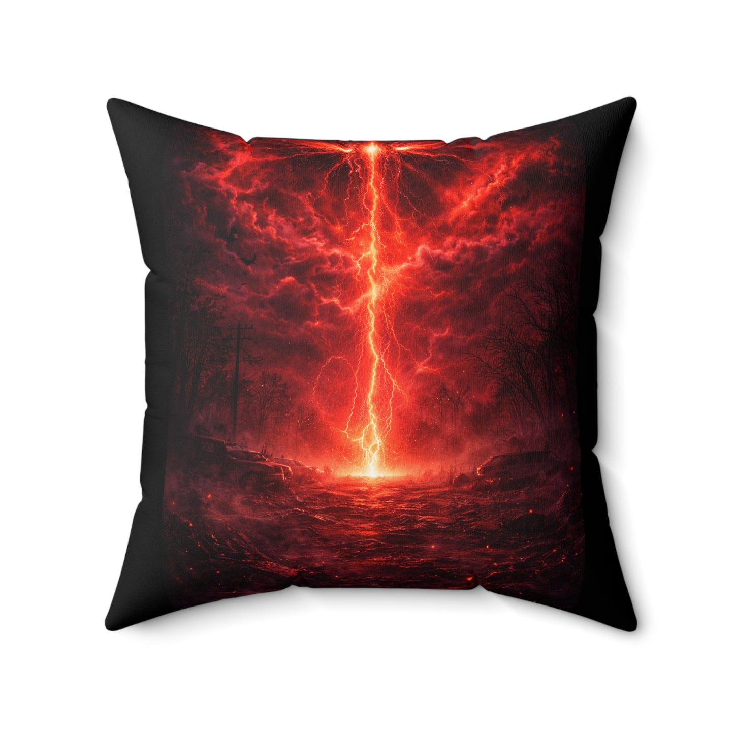 Stranger Things–Inspired Throw Pillow – Retro Sci-Fi Vibes from the Upside Down