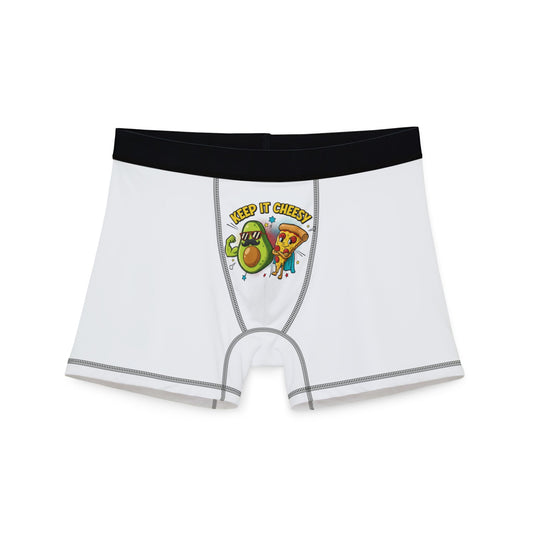 Boxers — Keep It Cheesy Avocado & Pizza Novelty Boxer Shorts