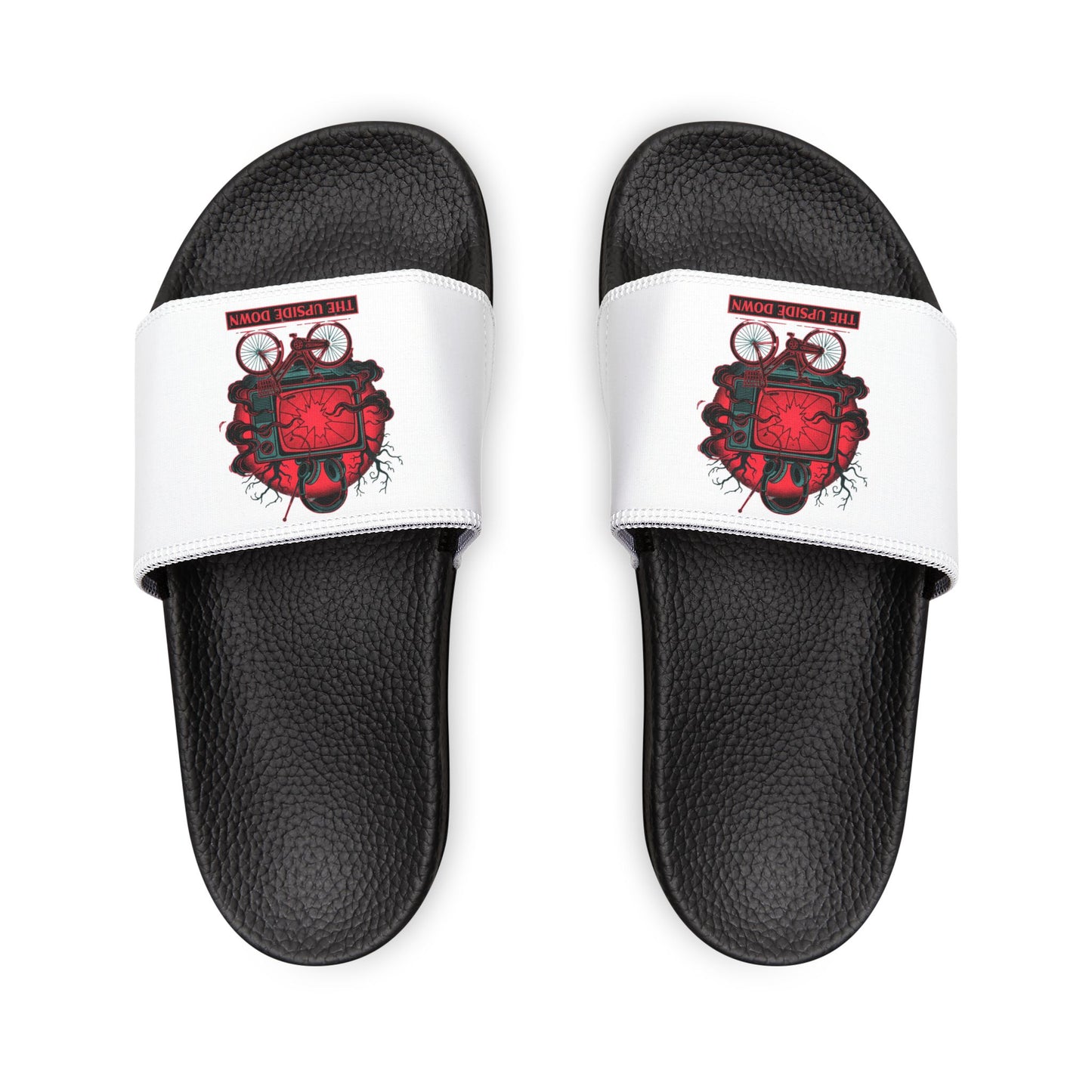 Women's Stranger Things Themed  Removable-Strap Slides