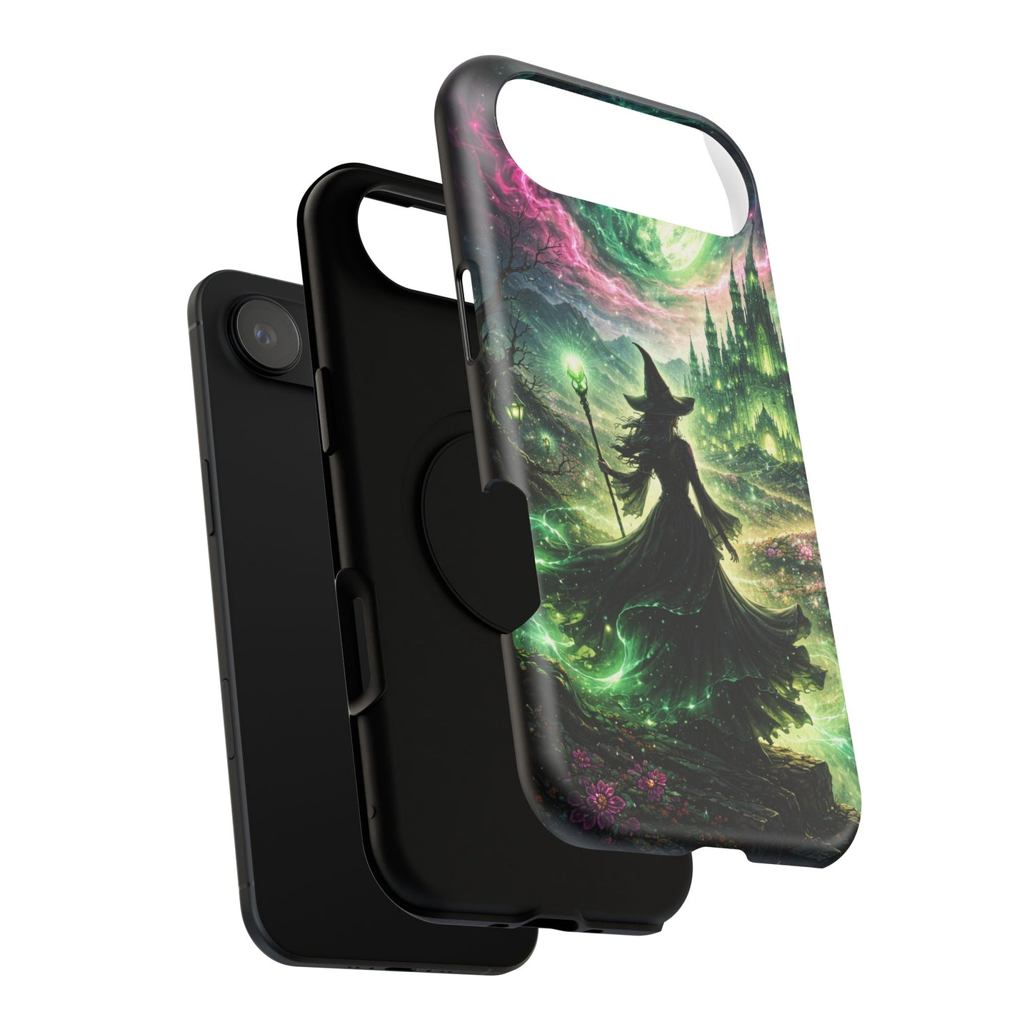 Witchy Moonlight Phone Case — Impact-Resistant Magical Witch Design