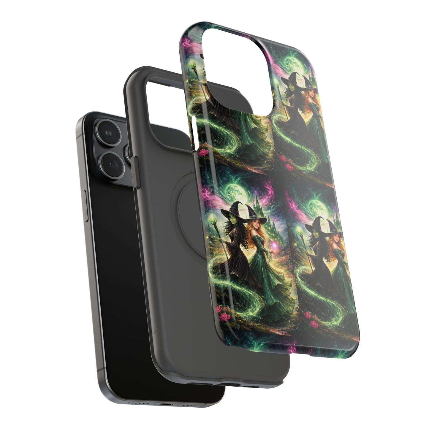 Witchy Moonlight Phone Case — Impact-Resistant Magical Witch Design