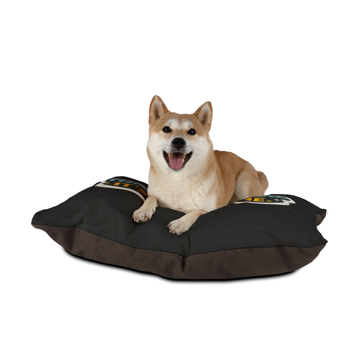 Pet Bed — "This Is Not a Bed. It's a Throne." Plush Dog & Cat Lounger