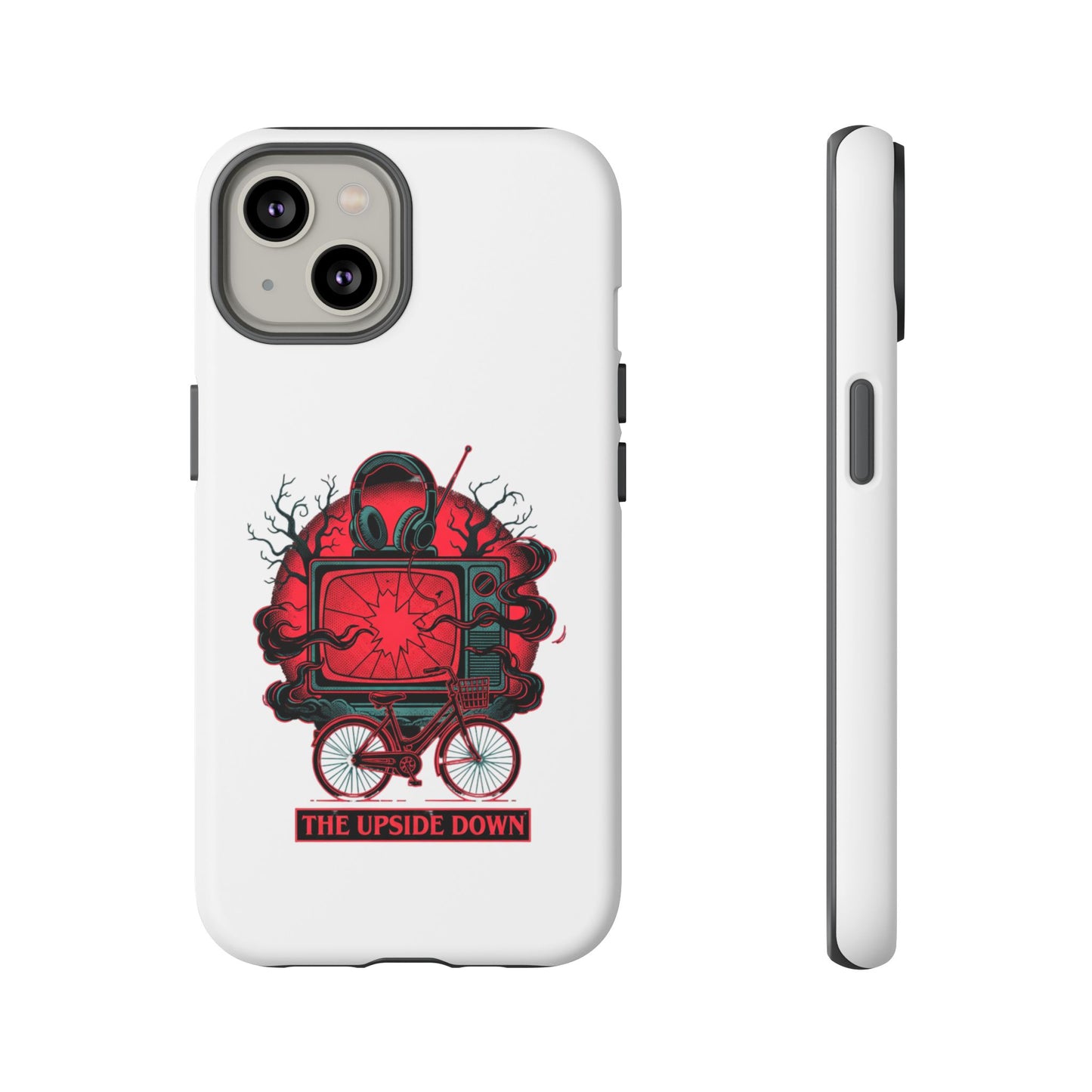 Phone Case — "The Upside Down" Retro Horror Scooter TV Design