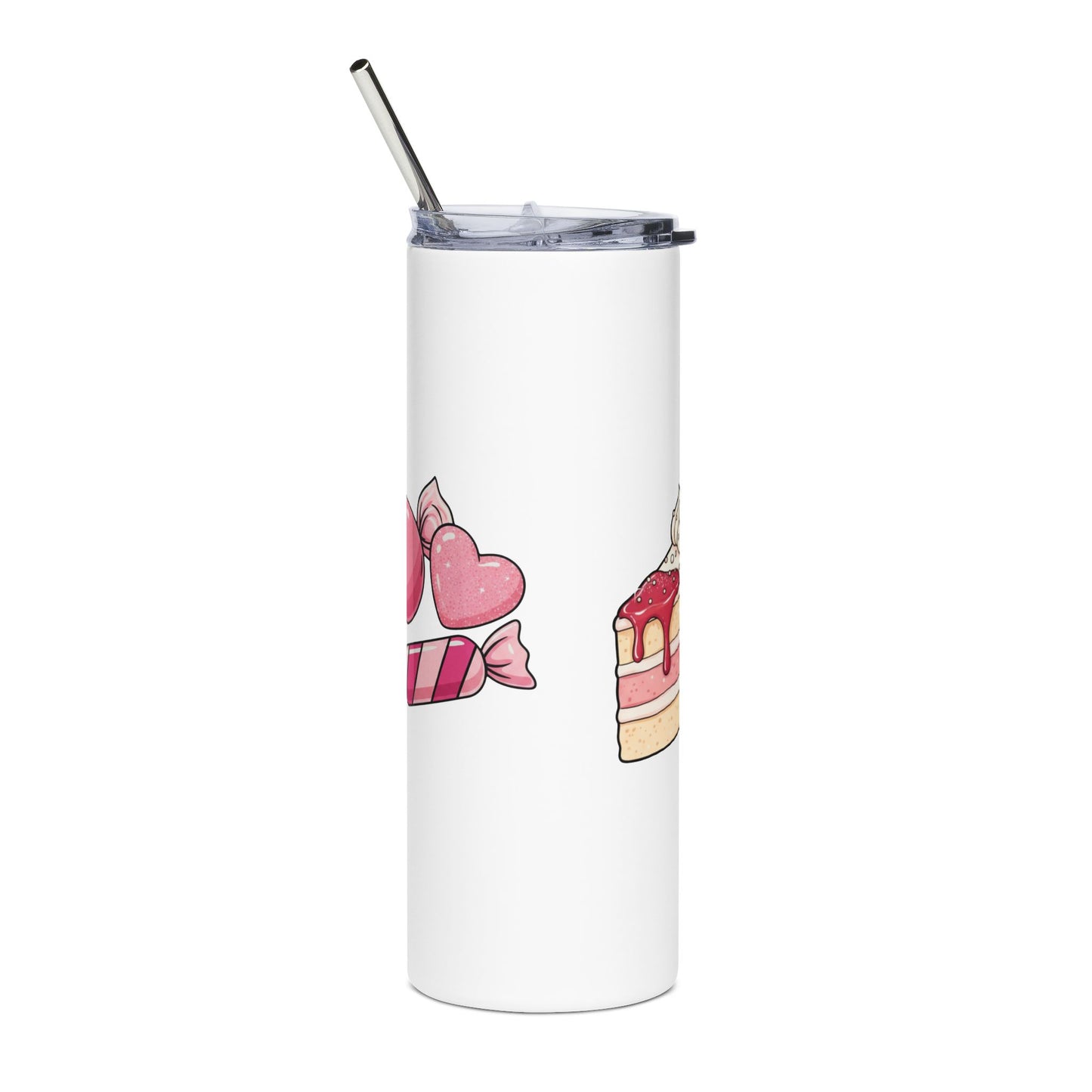 20oz Dessert Stainless Steel Tumbler — Cute Ice Cream & Cake Travel Cup