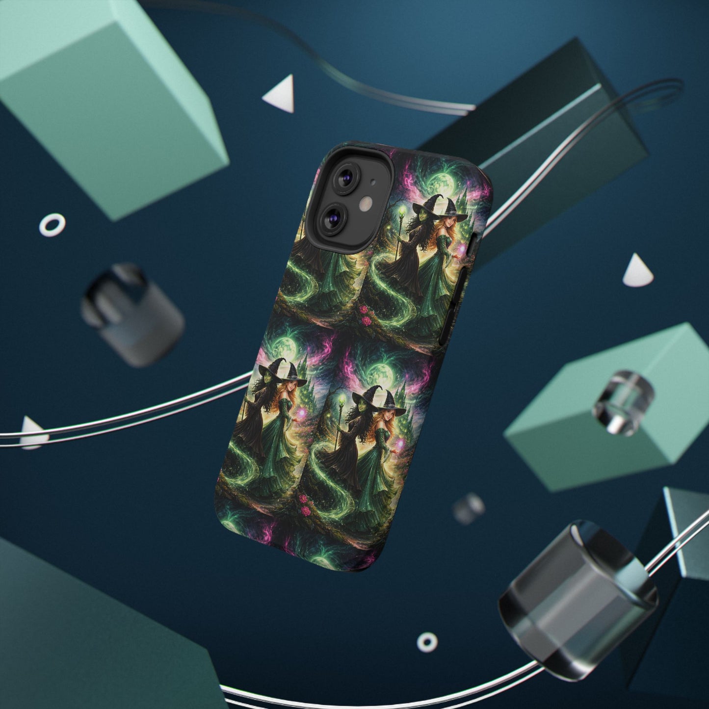 Witchy Moonlight Phone Case — Impact-Resistant Magical Witch Design