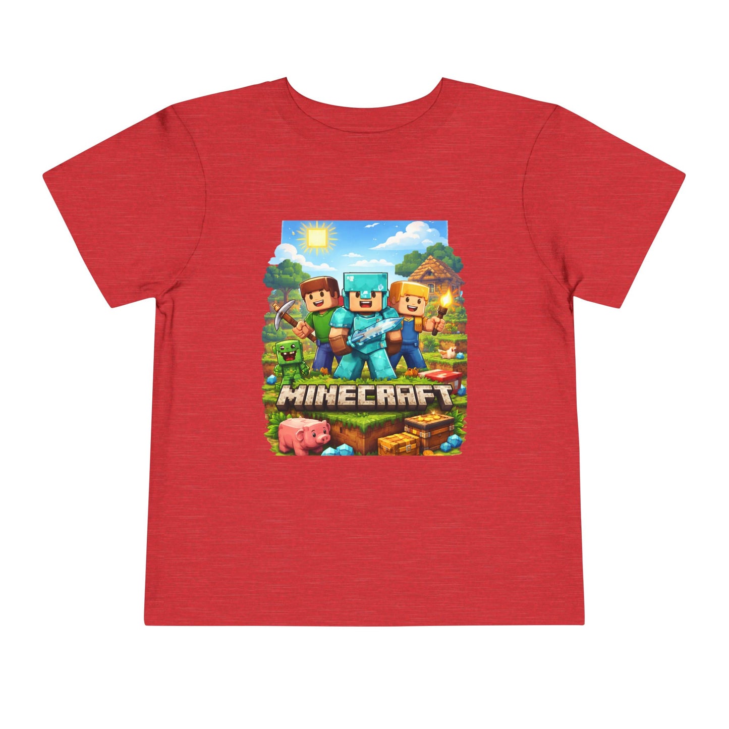 Toddler Short Sleeve Tee- “Minecraft themed”