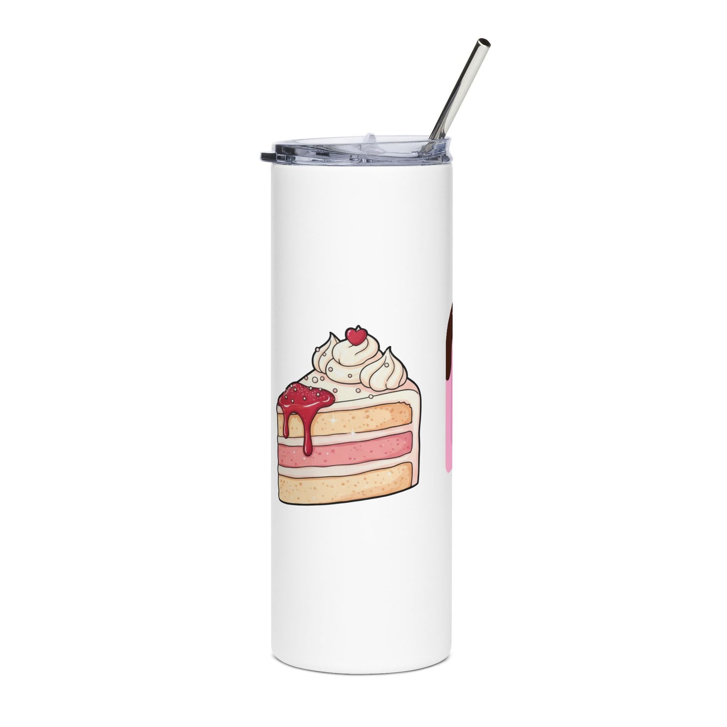 20oz Dessert Stainless Steel Tumbler — Cute Ice Cream & Cake Travel Cup