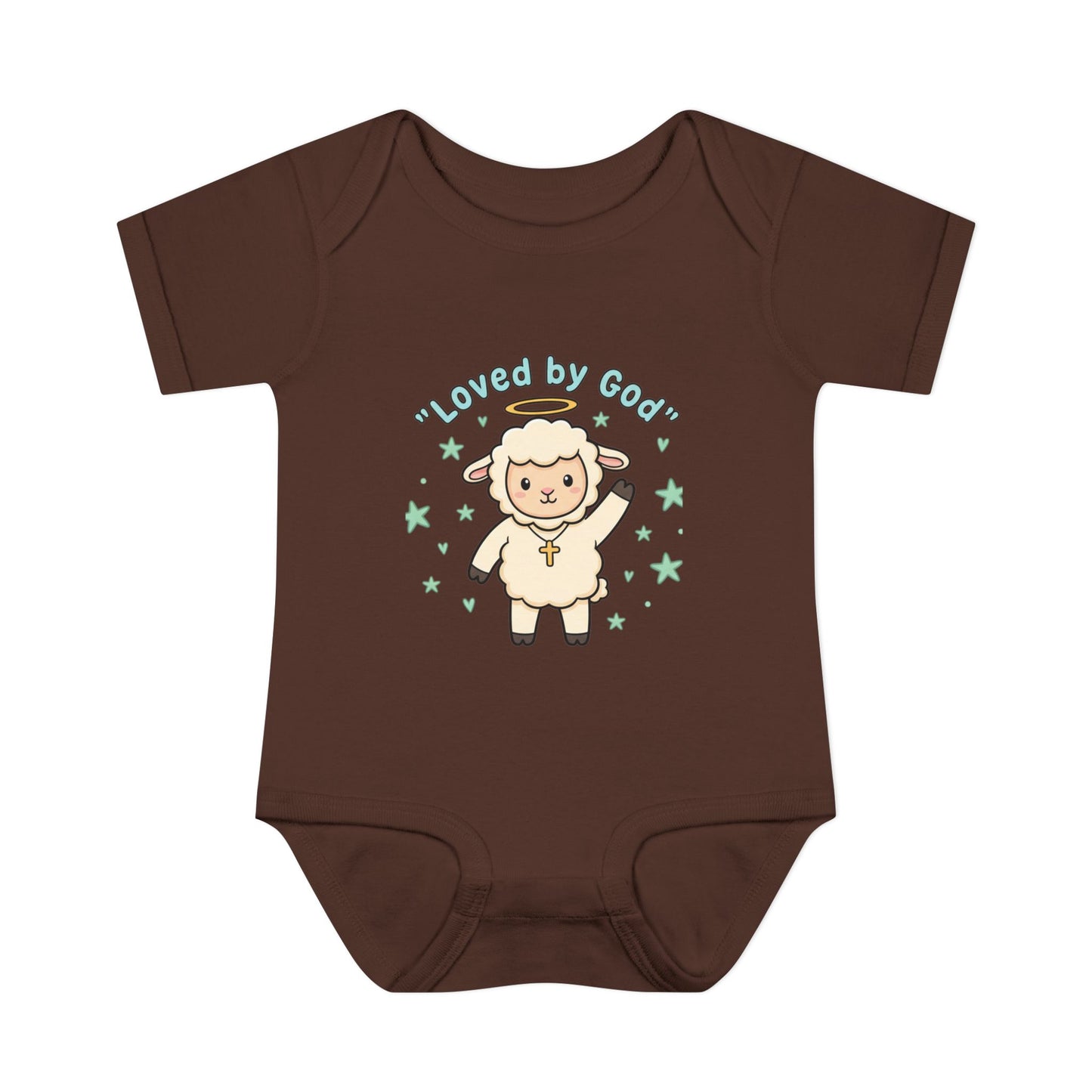 Loved by God Lamb Infant Bodysuit