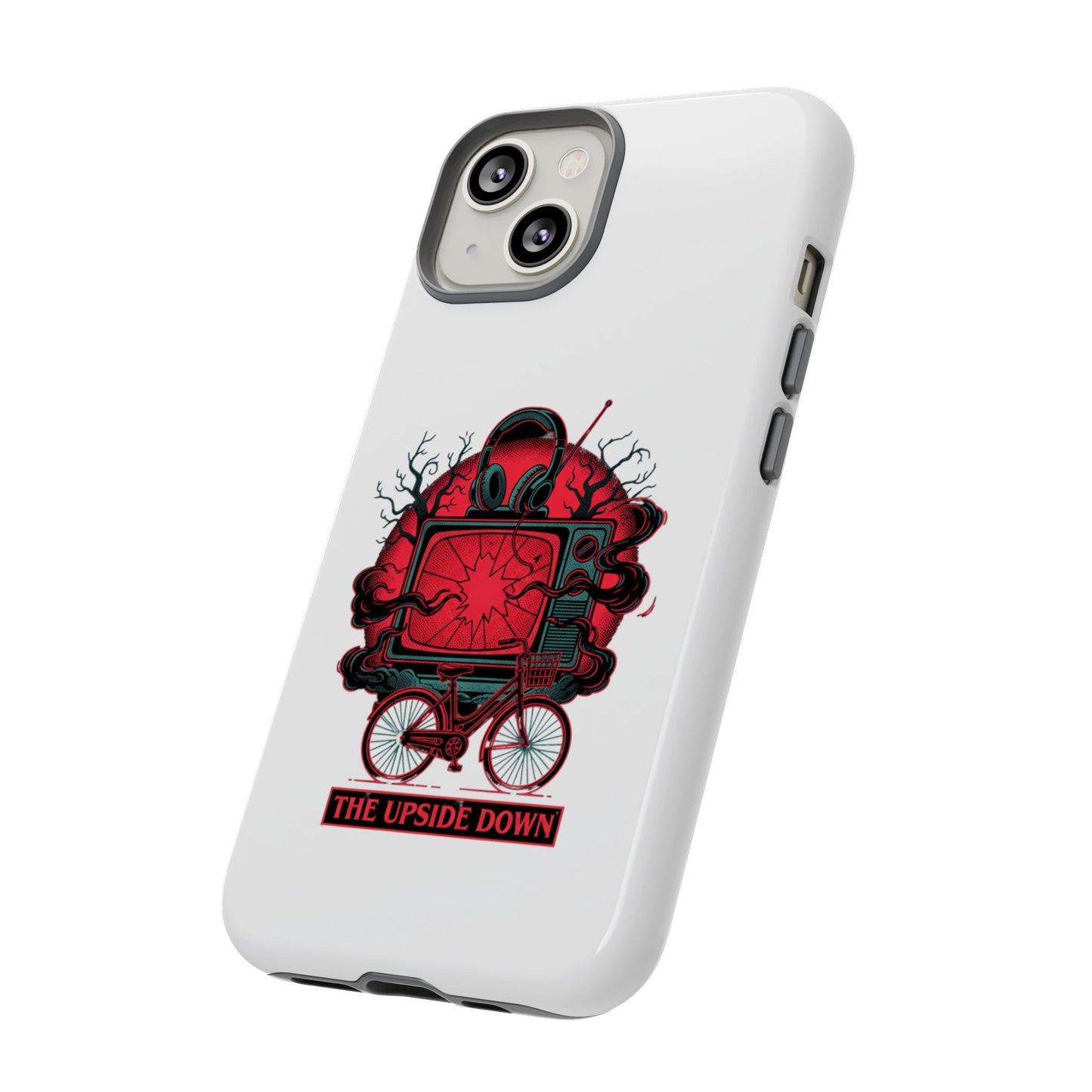 Phone Case — "The Upside Down" Retro Horror Scooter TV Design