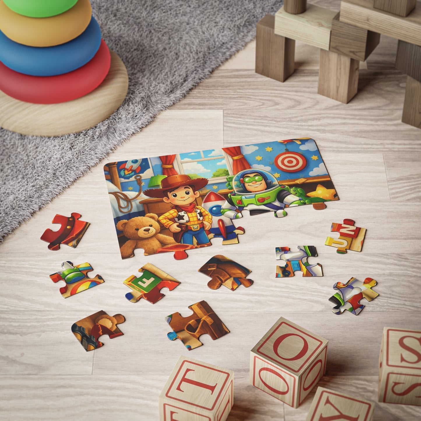 "Toys Story" Kids 30-Piece Jigsaw  Puzzle for Toddlers & Preschoolers