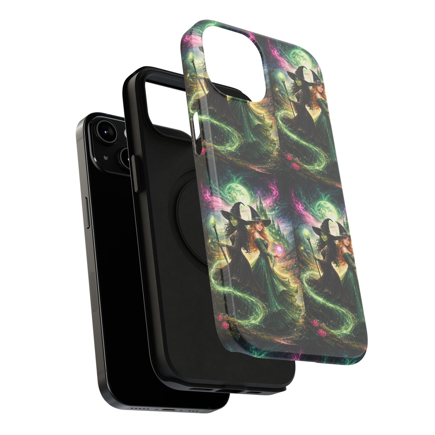 Witchy Moonlight Phone Case — Impact-Resistant Magical Witch Design