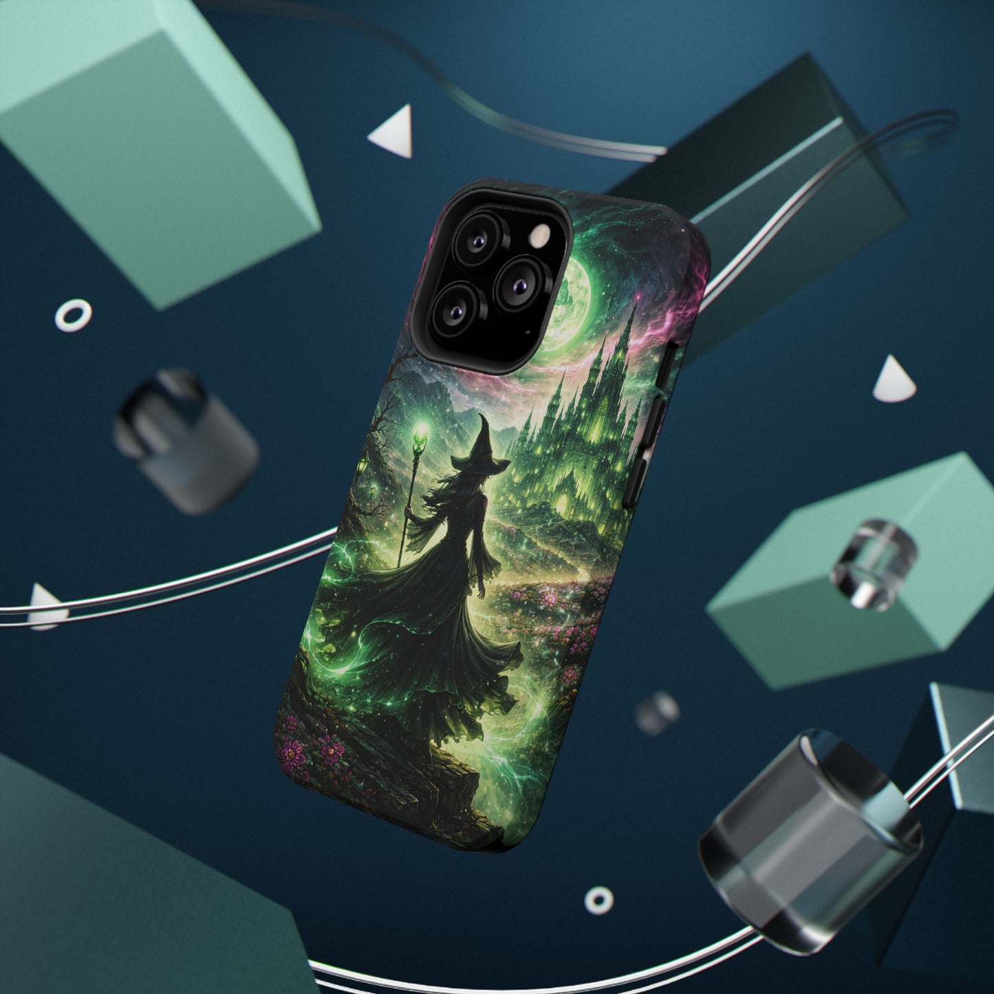Witchy Moonlight Phone Case — Impact-Resistant Magical Witch Design