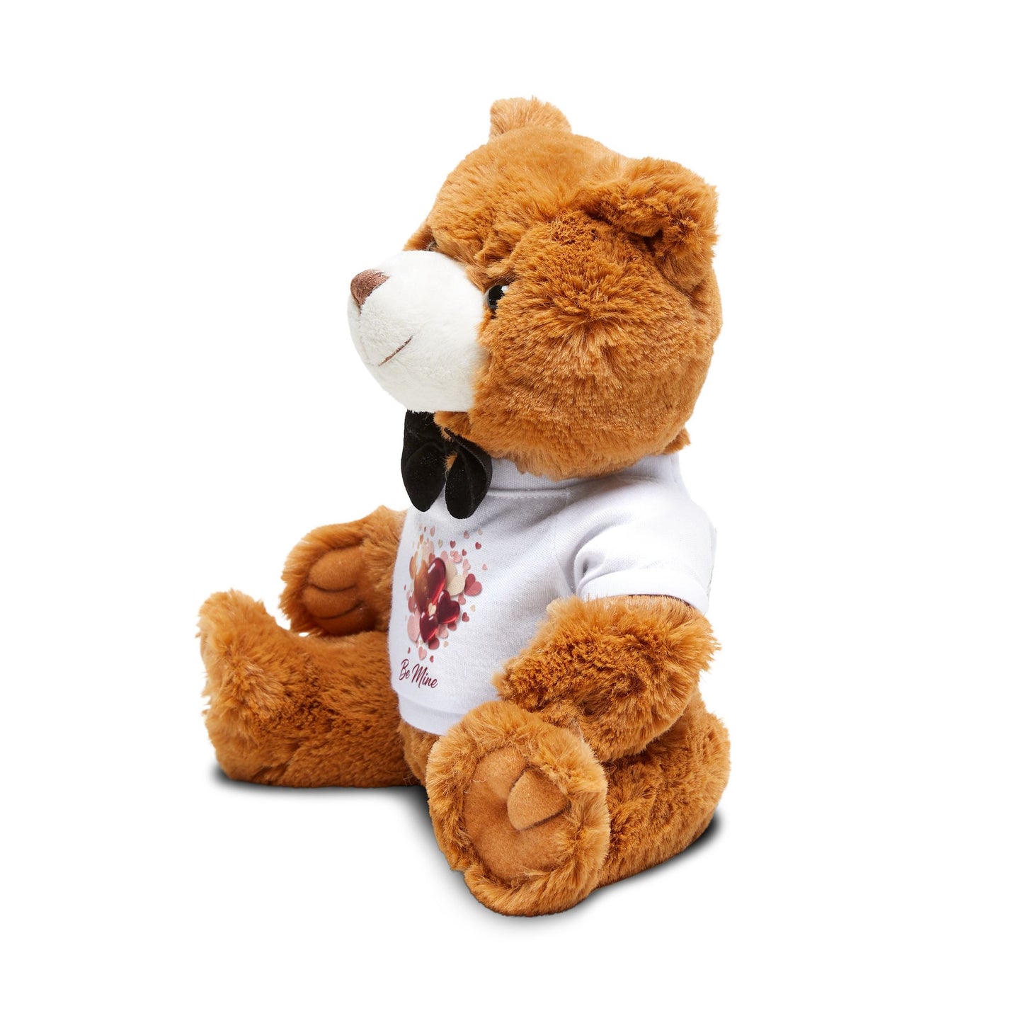 Valentine’s Teddy Bear Plush with 'Happy Valentine's' T‑Shirt