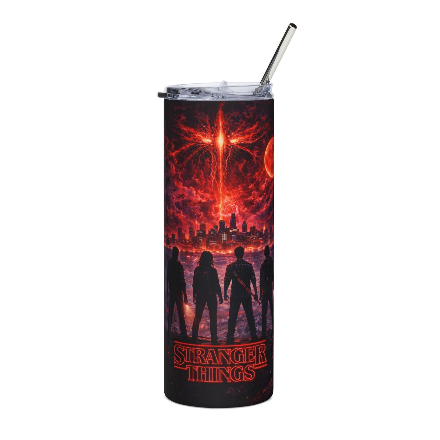 🖤 Stranger Things Inspired 20oz Stainless Steel Tumbler