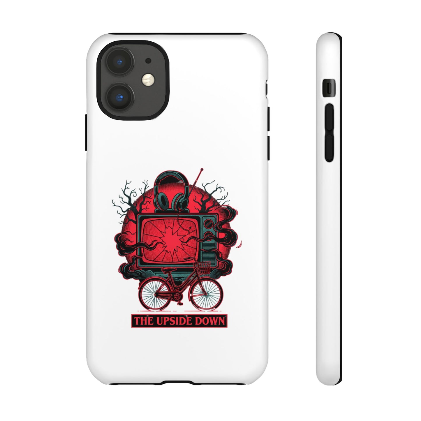 Phone Case — "The Upside Down" Retro Horror Scooter TV Design