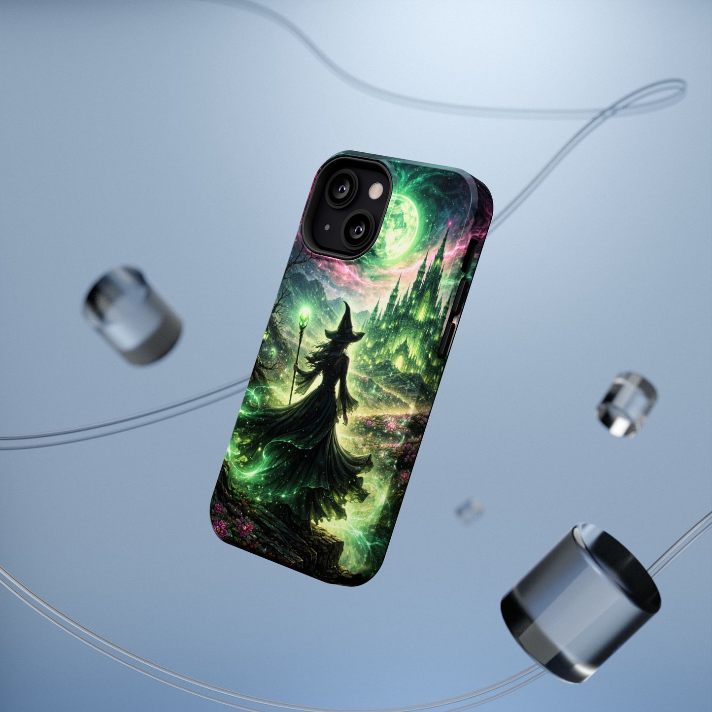 Witchy Moonlight Phone Case — Impact-Resistant Magical Witch Design