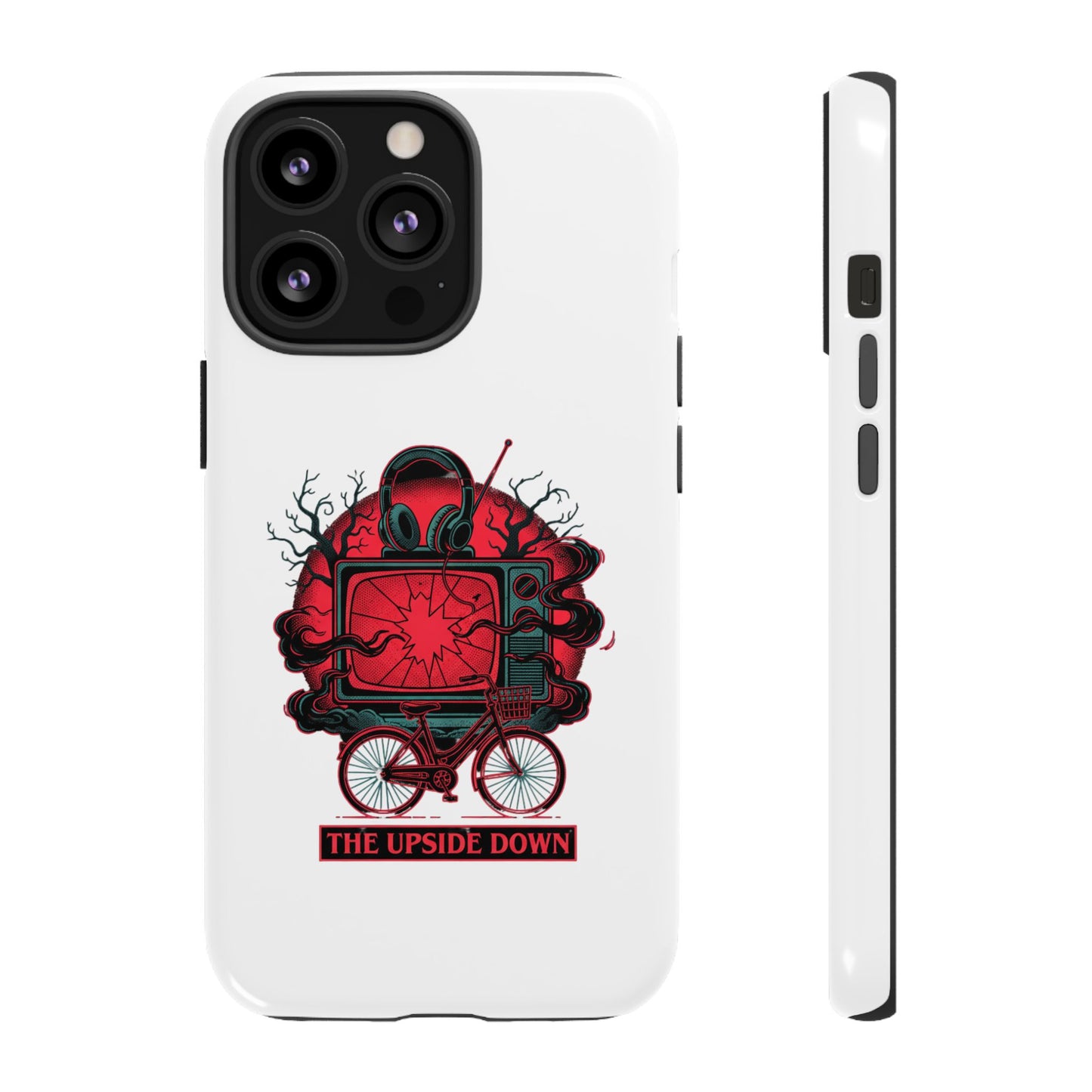 Phone Case — "The Upside Down" Retro Horror Scooter TV Design