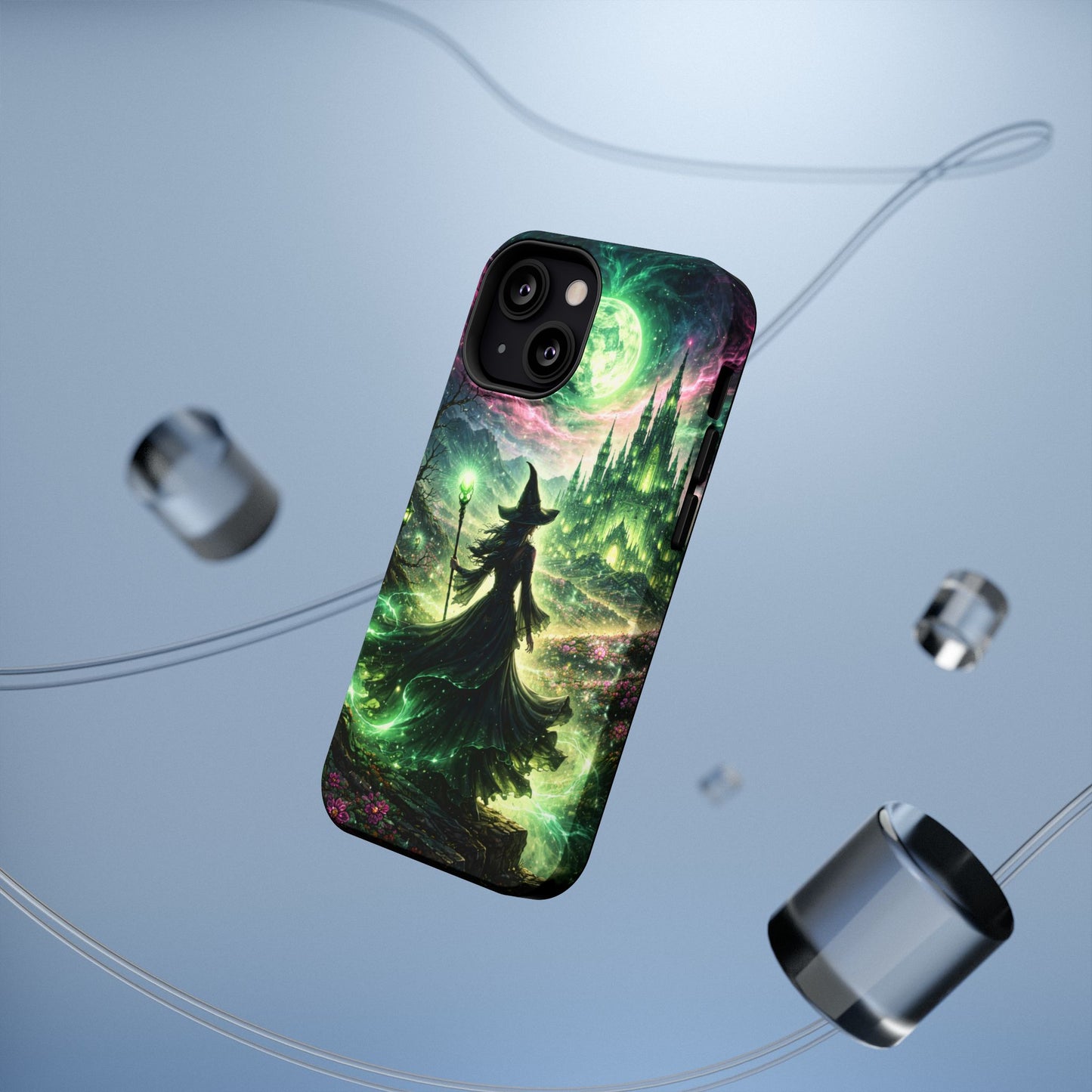 Witchy Moonlight Phone Case — Impact-Resistant Magical Witch Design