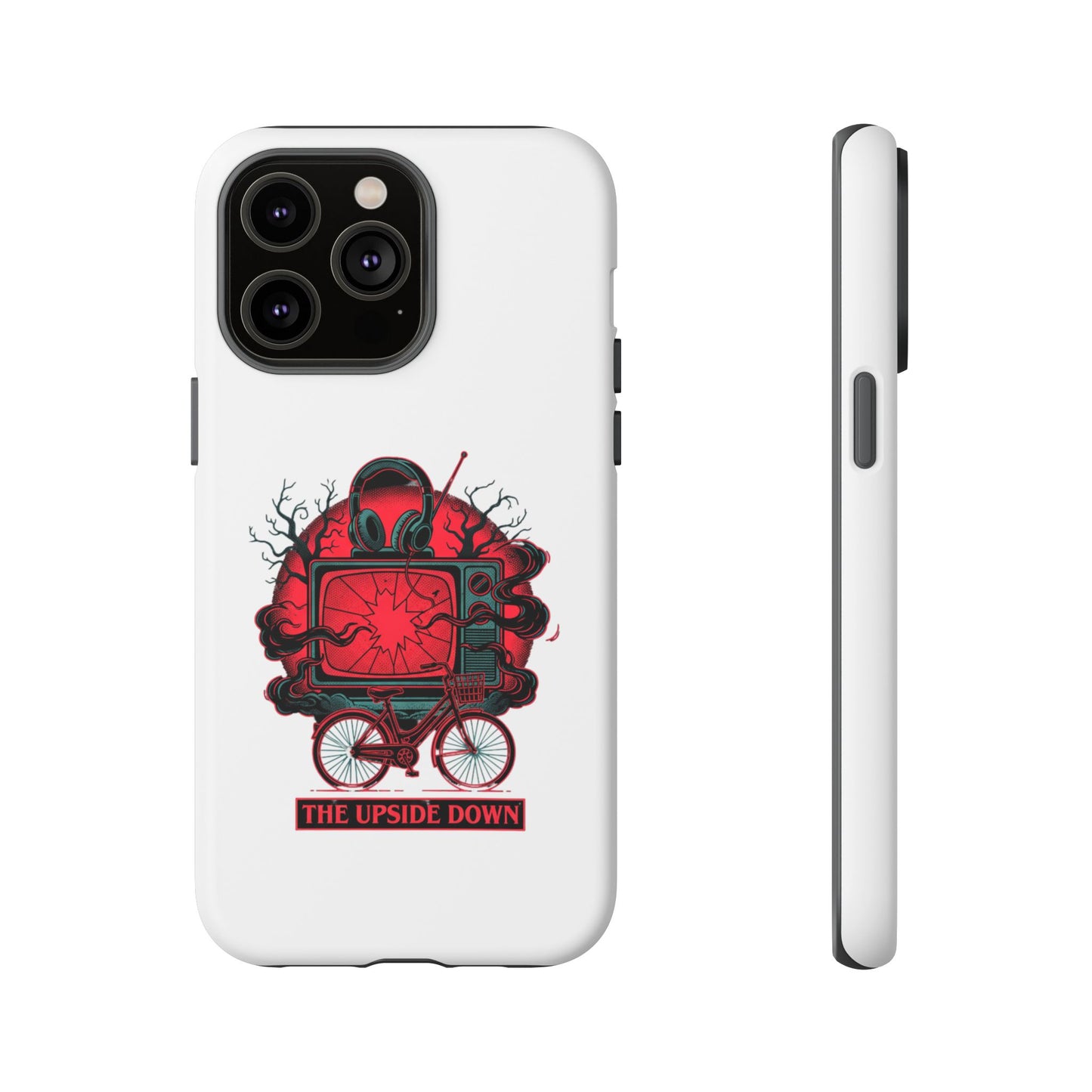 Phone Case — "The Upside Down" Retro Horror Scooter TV Design