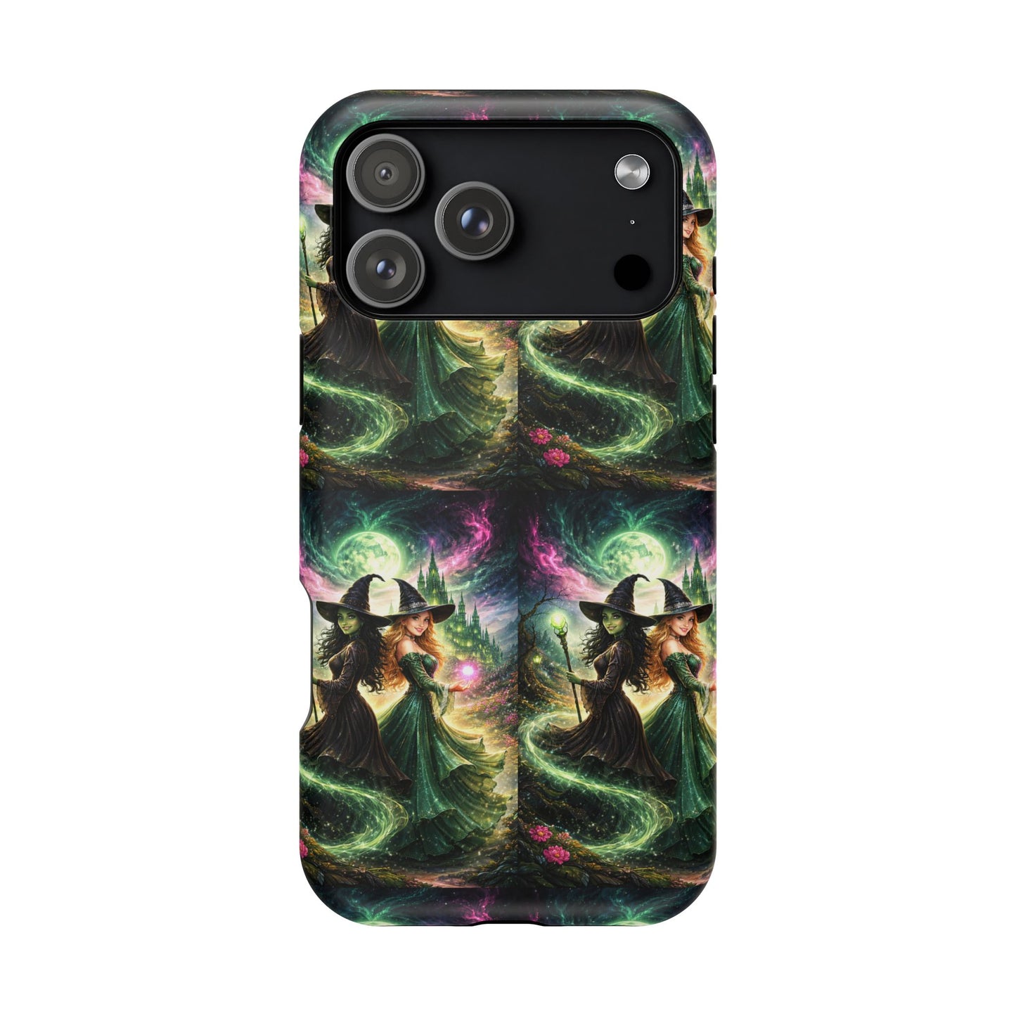 Witchy Moonlight Phone Case — Impact-Resistant Magical Witch Design