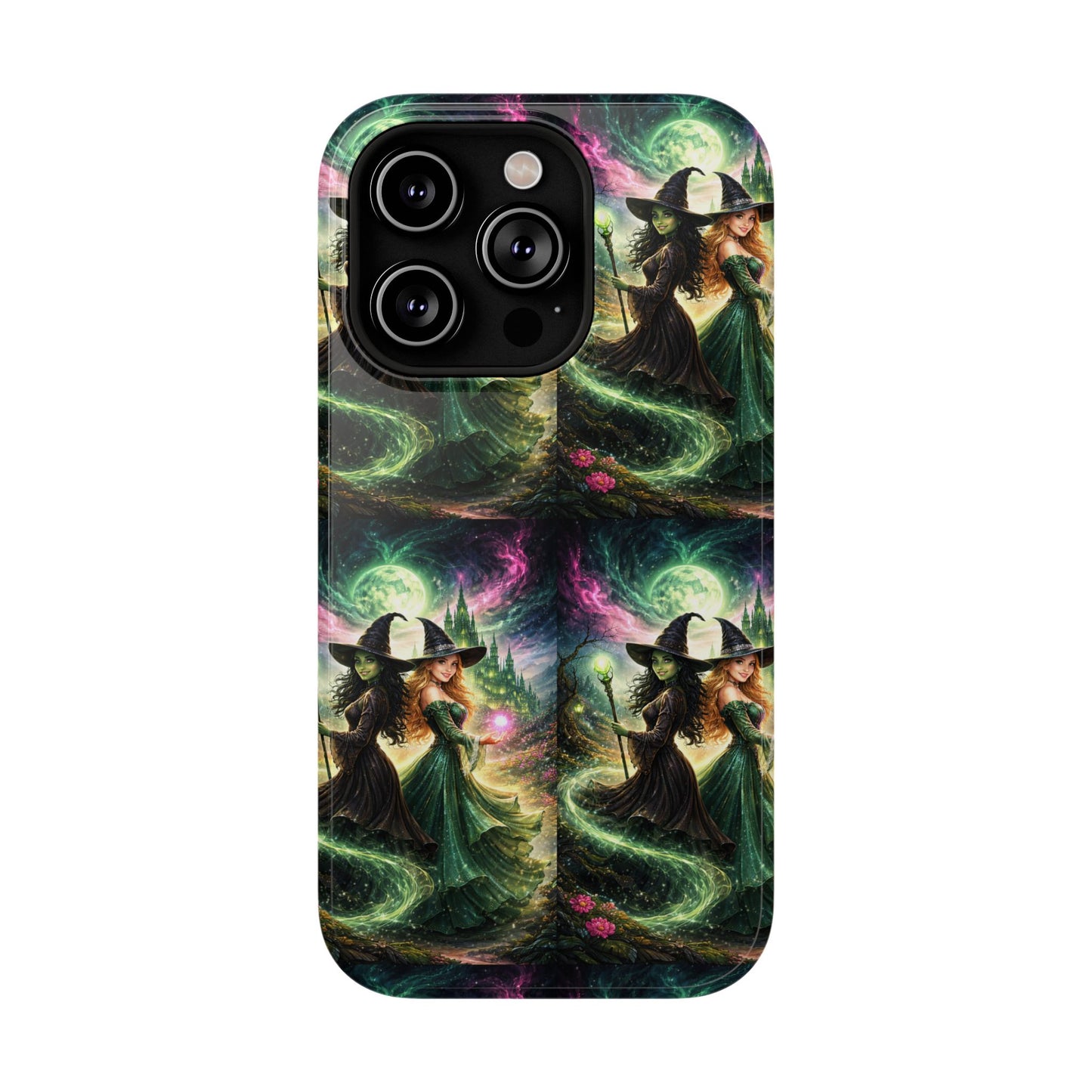 Witchy Moonlight Phone Case — Impact-Resistant Magical Witch Design