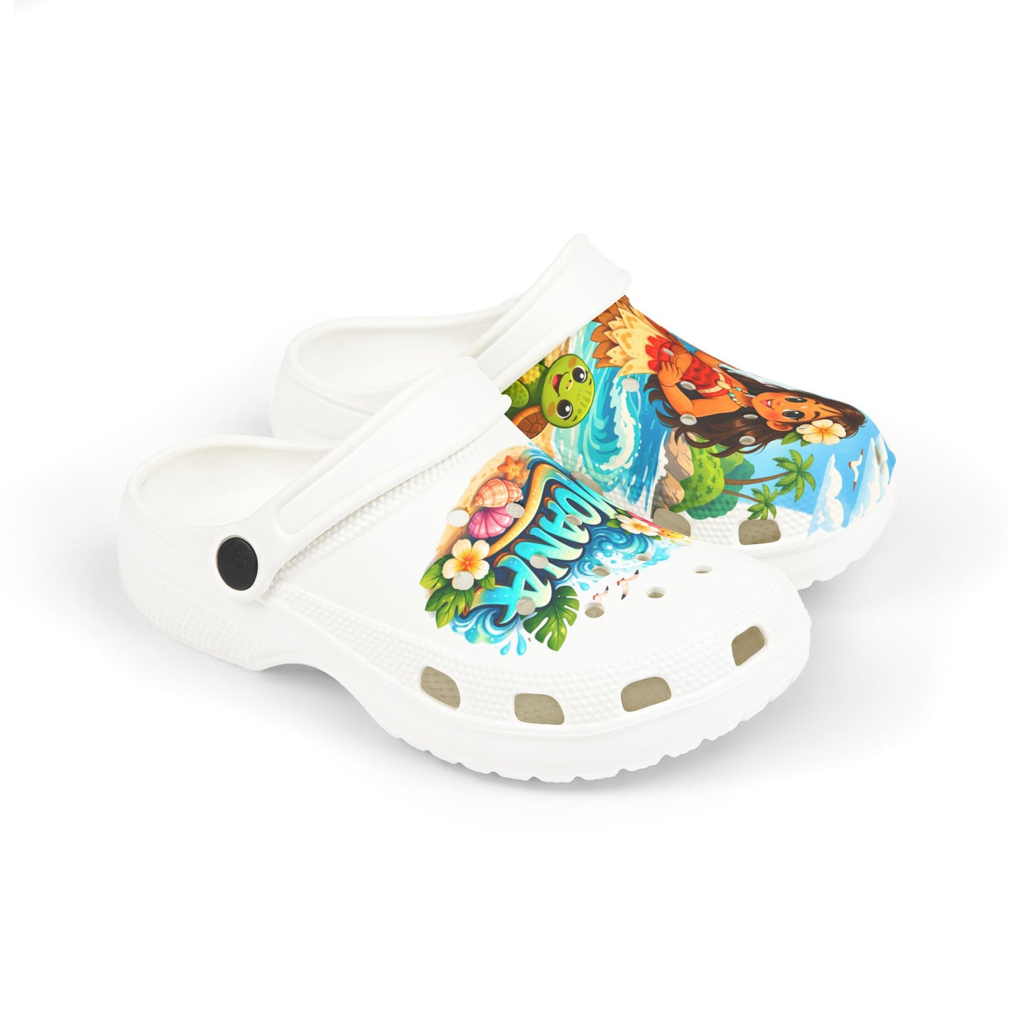 Moana-Inspired Foam Clogs for Kids 🌊🌺
