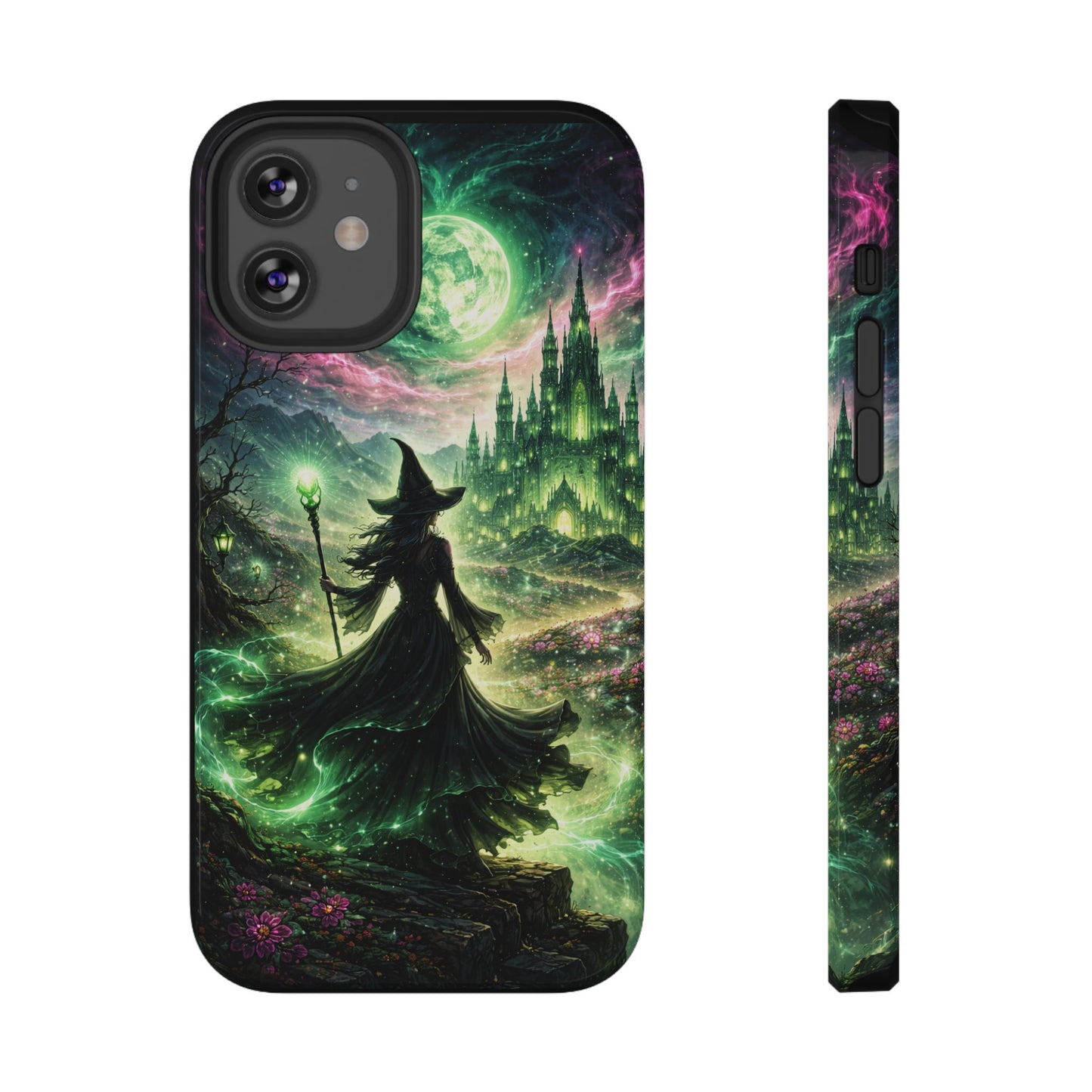 Witchy Moonlight Phone Case — Impact-Resistant Magical Witch Design