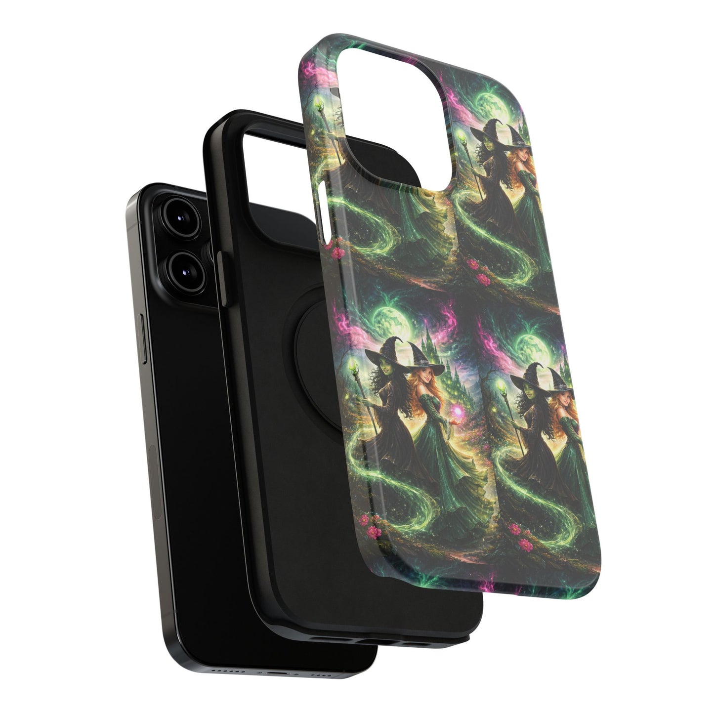Witchy Moonlight Phone Case — Impact-Resistant Magical Witch Design