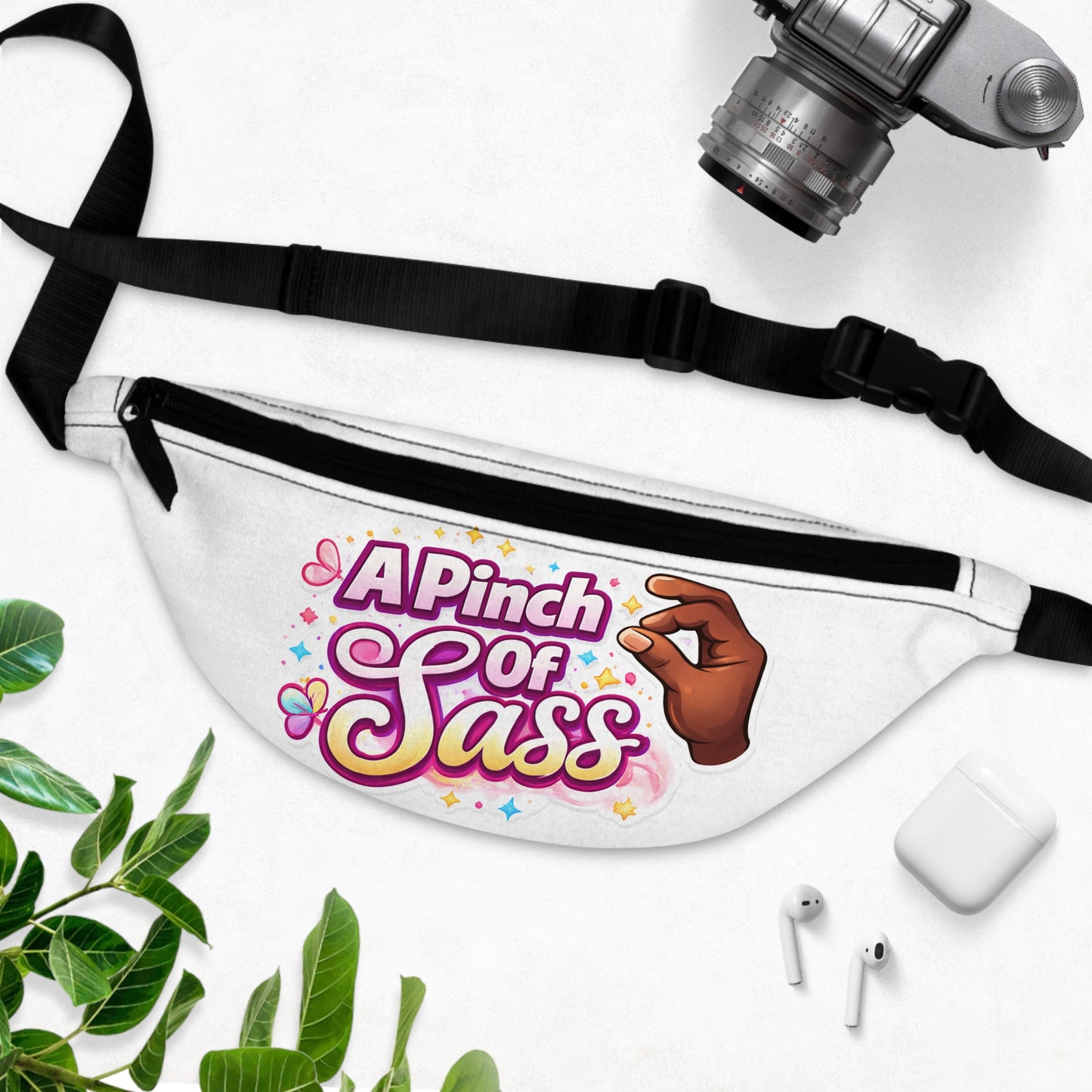 Fanny Pack- "Just a Bit Of Sass" Graphic Waist Bag