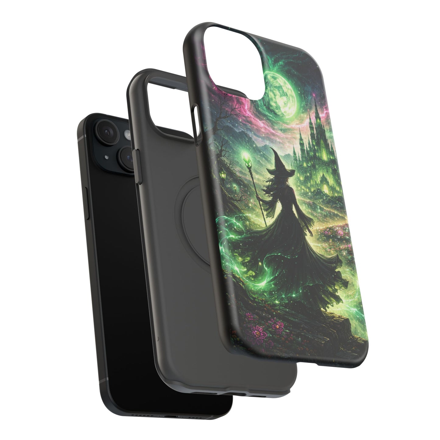 Witchy Moonlight Phone Case — Impact-Resistant Magical Witch Design