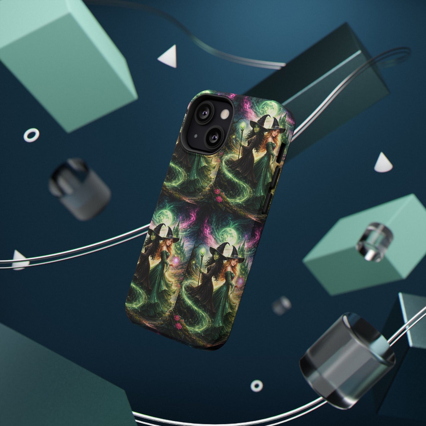 Witchy Moonlight Phone Case — Impact-Resistant Magical Witch Design