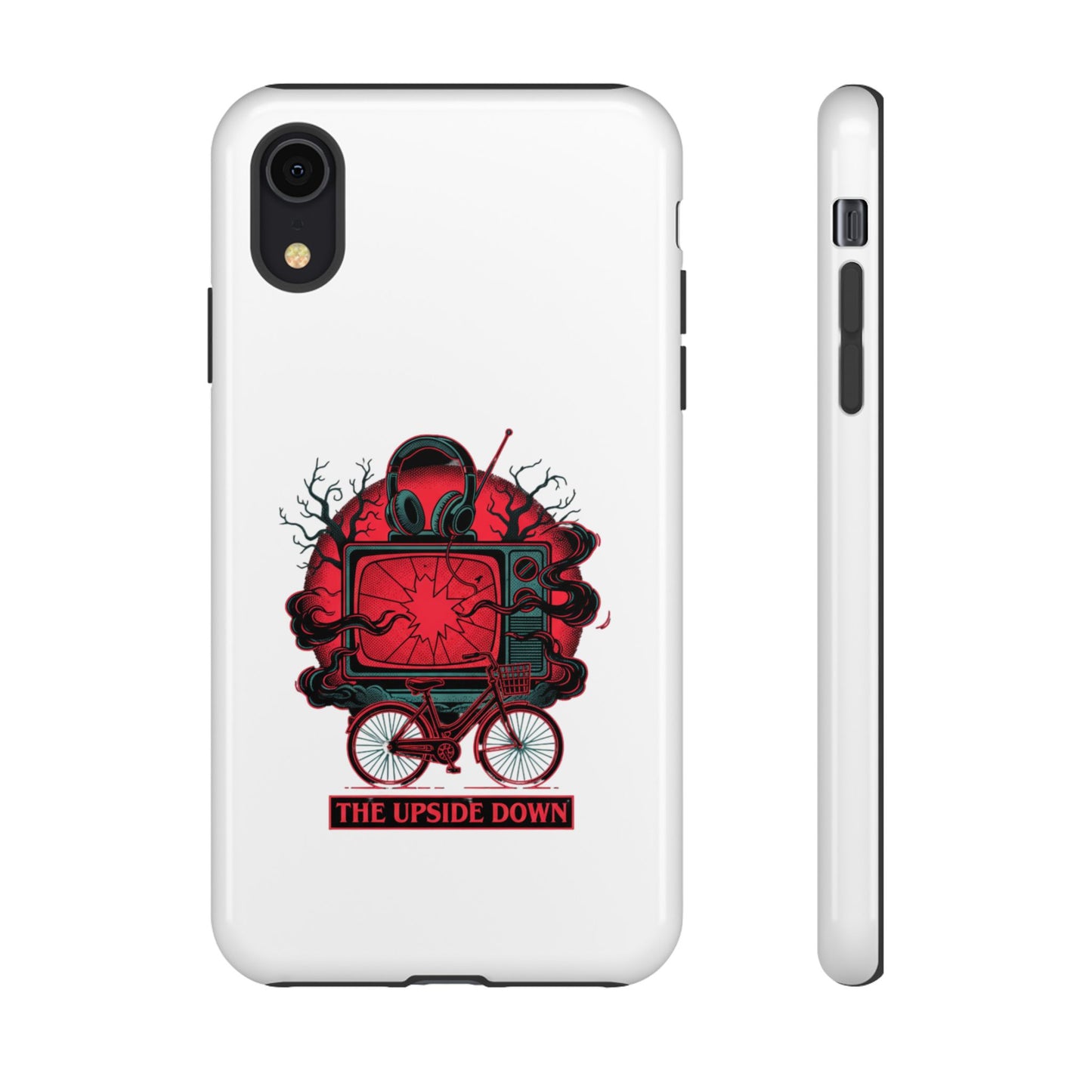 Phone Case — "The Upside Down" Retro Horror Scooter TV Design