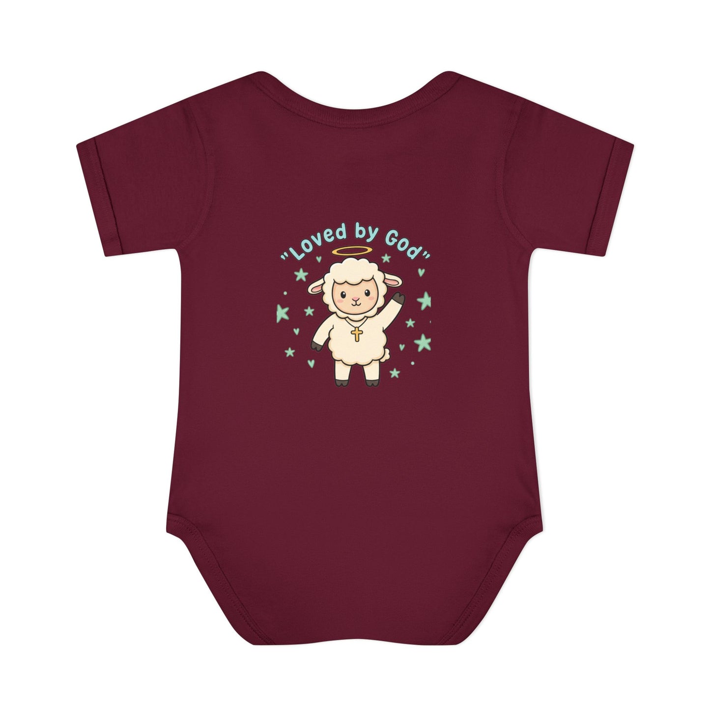 Loved by God Lamb Infant Bodysuit