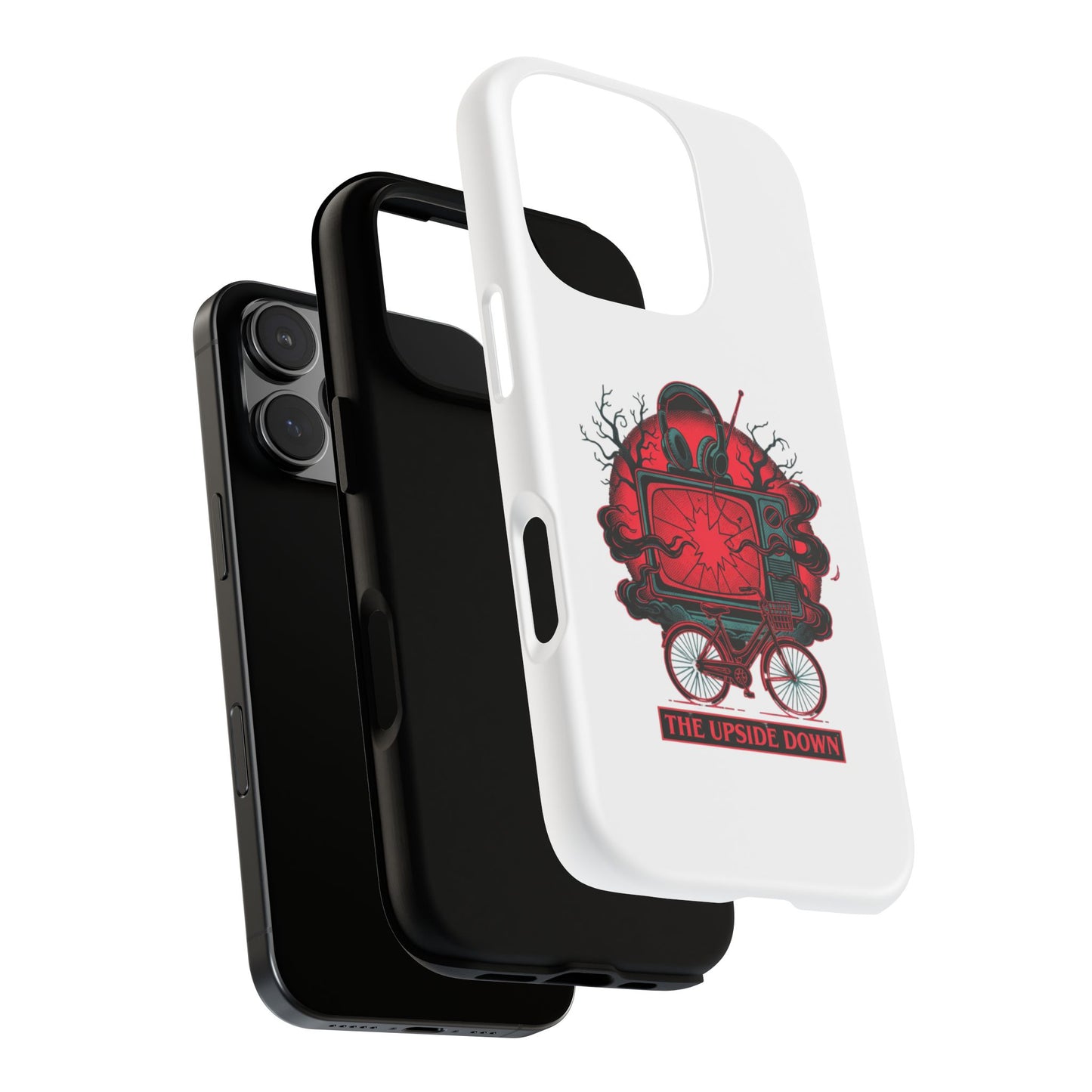 Phone Case — "The Upside Down" Retro Horror Scooter TV Design