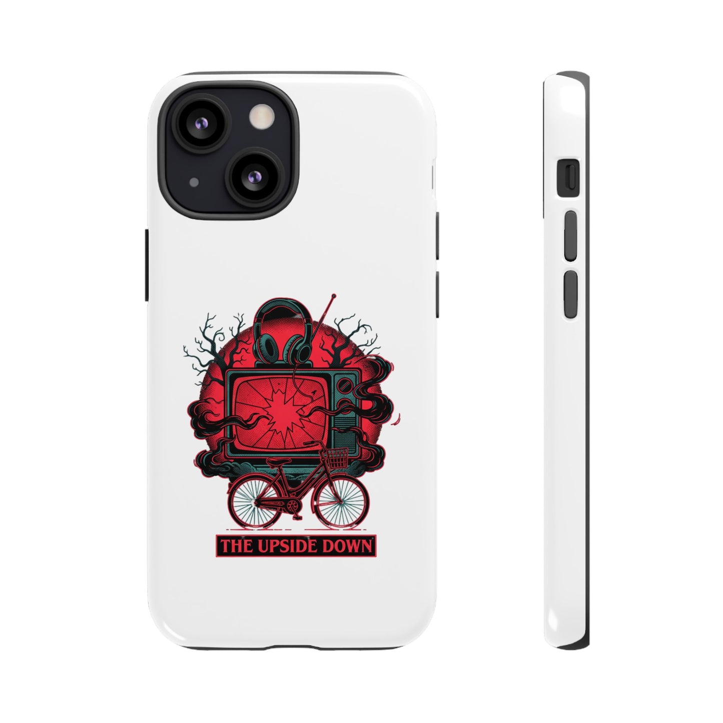 Phone Case — "The Upside Down" Retro Horror Scooter TV Design