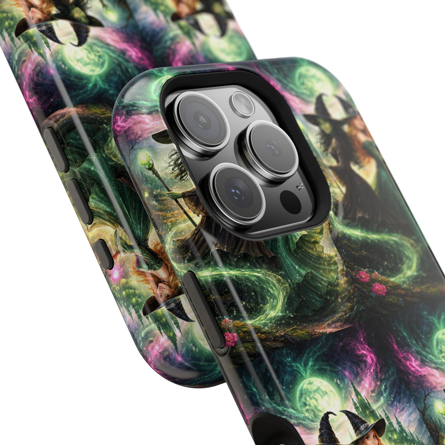 Witchy Moonlight Phone Case — Impact-Resistant Magical Witch Design