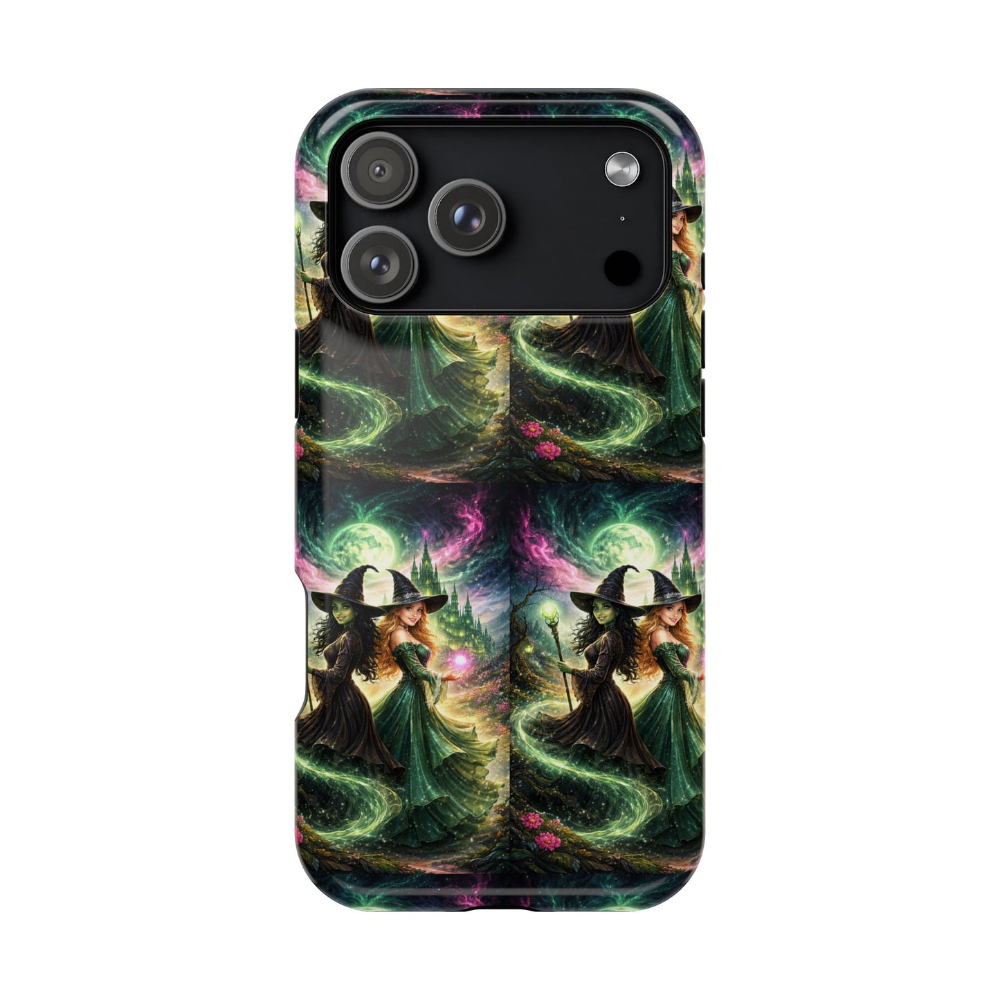 Witchy Moonlight Phone Case — Impact-Resistant Magical Witch Design